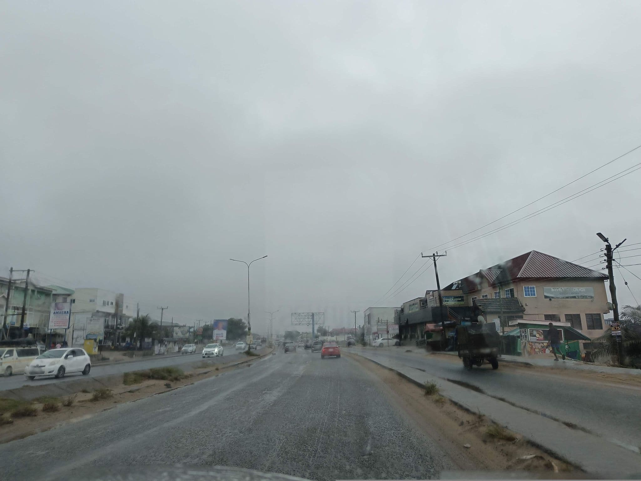 Street view near Benjy's Lodge, Gbawe — © RabiatuHijabGirl1 (CC BY-SA · Mapillary)
