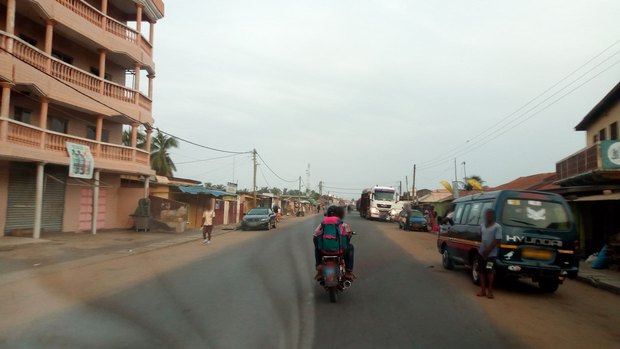 Street view near Liberty Hotel, Aflao — © enock4seth (CC BY-SA · Mapillary)