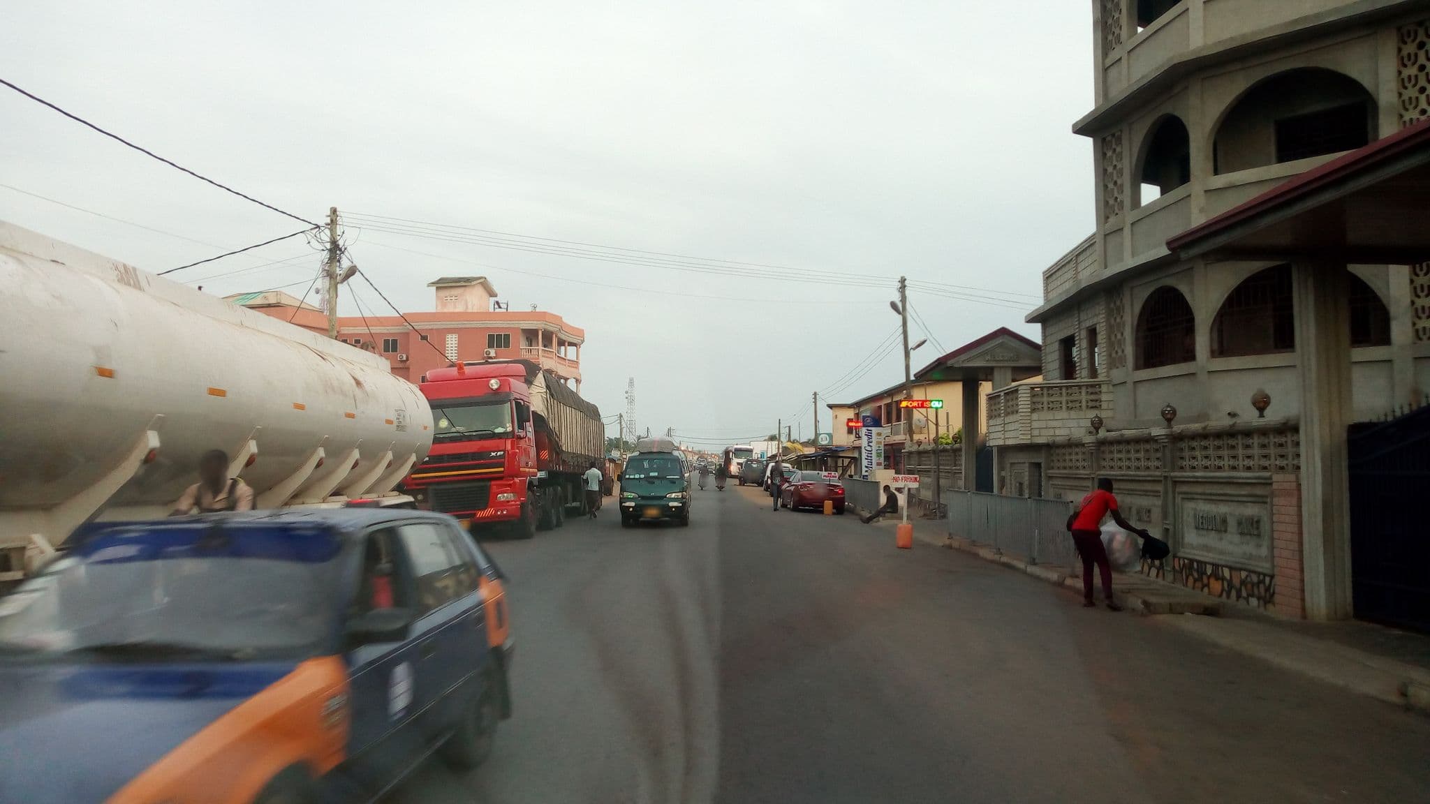 Street view near Thanks Hotel, Aflao — © enock4seth (CC BY-SA · Mapillary)
