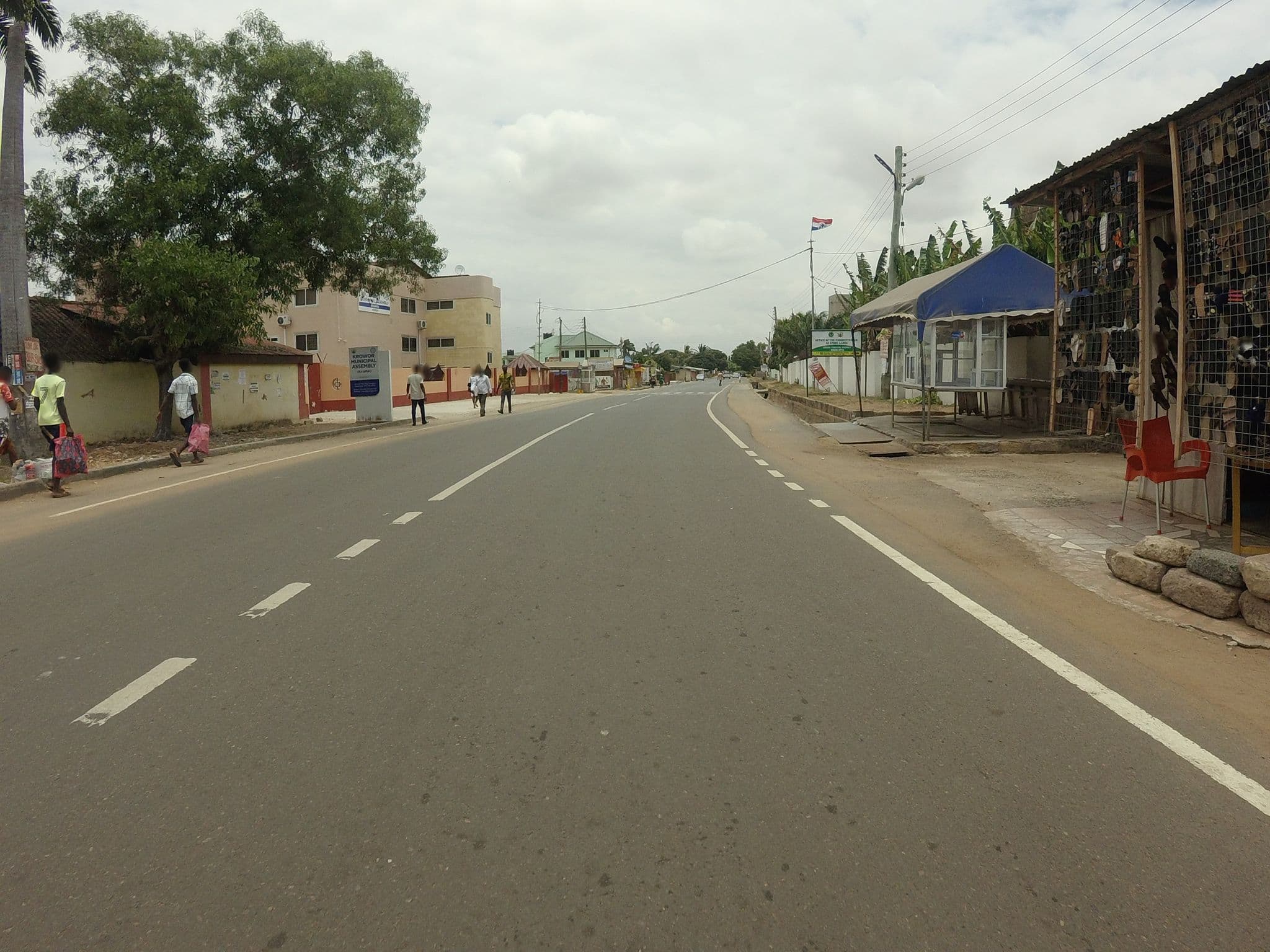 Street view near Royal Ravico Hotel, Nungua — © mawutor (CC BY-SA · Mapillary)
