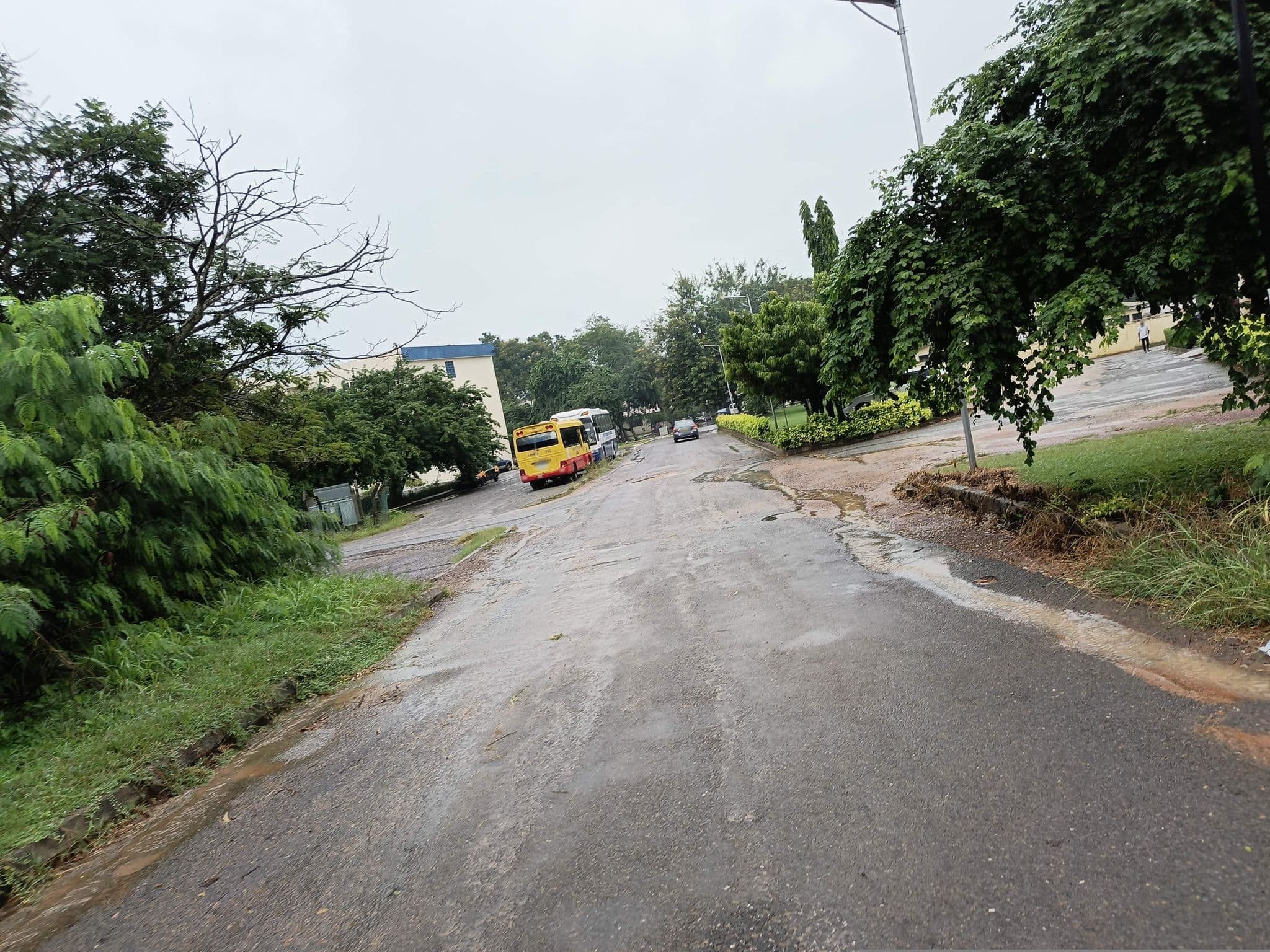 Street view near Sasakawa Guest House, Cape Coast