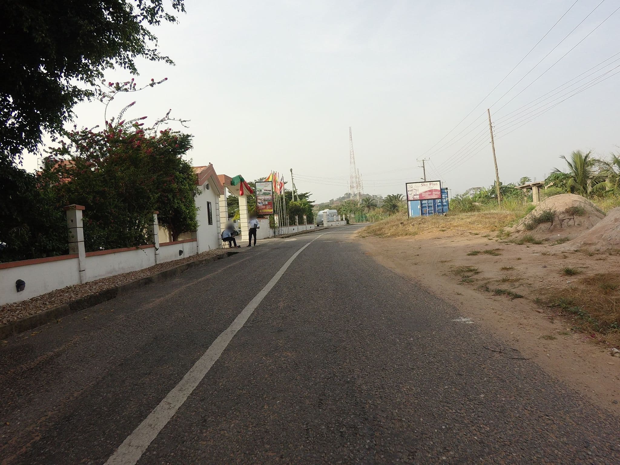 Street view near Sky Plus Hotel, Ho — © mawutor (CC BY-SA · Mapillary)