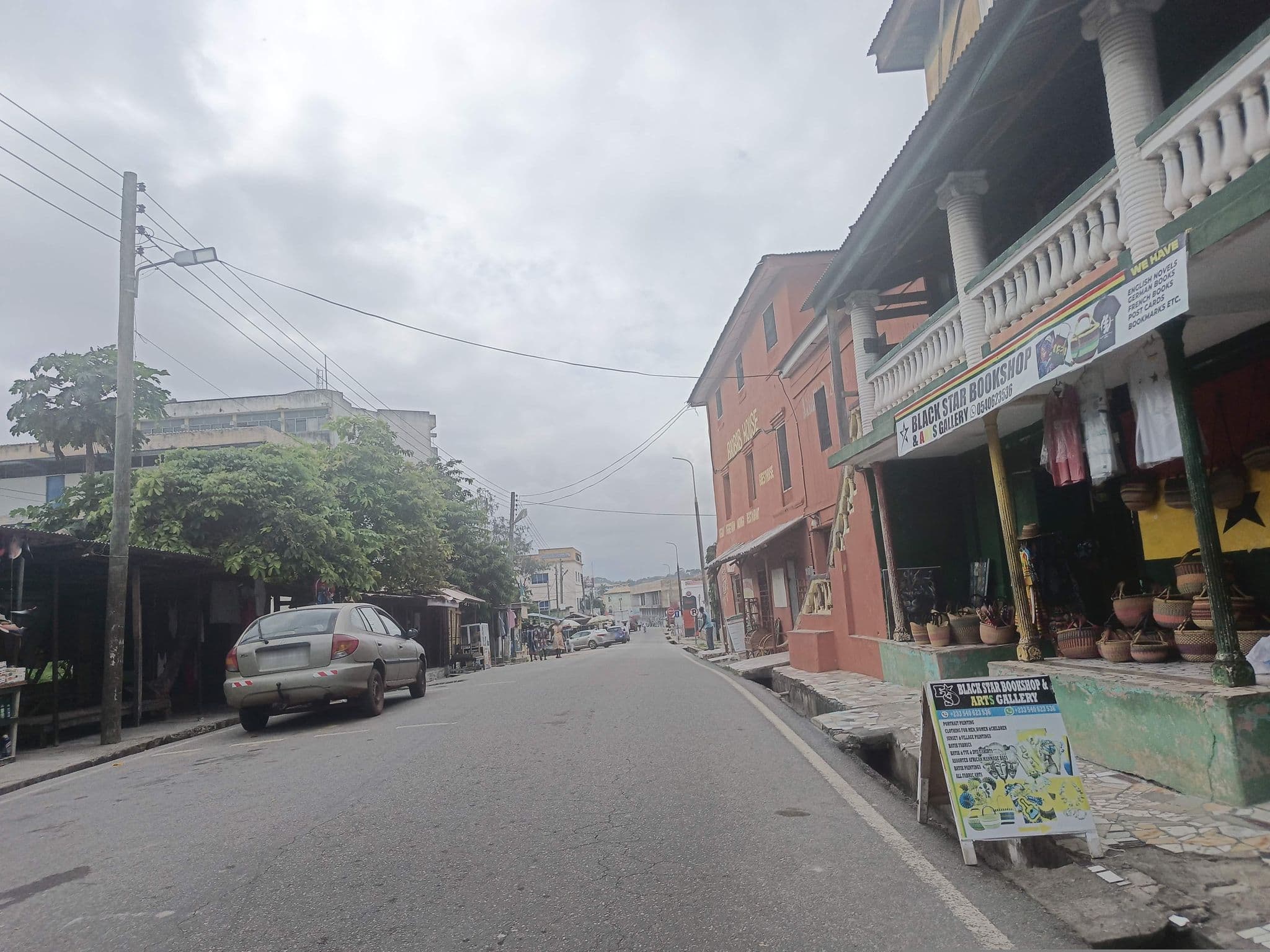 Street view near Baobab House, Cape Coast — © RabiatuHijabGirl1 (CC BY-SA · Mapillary)