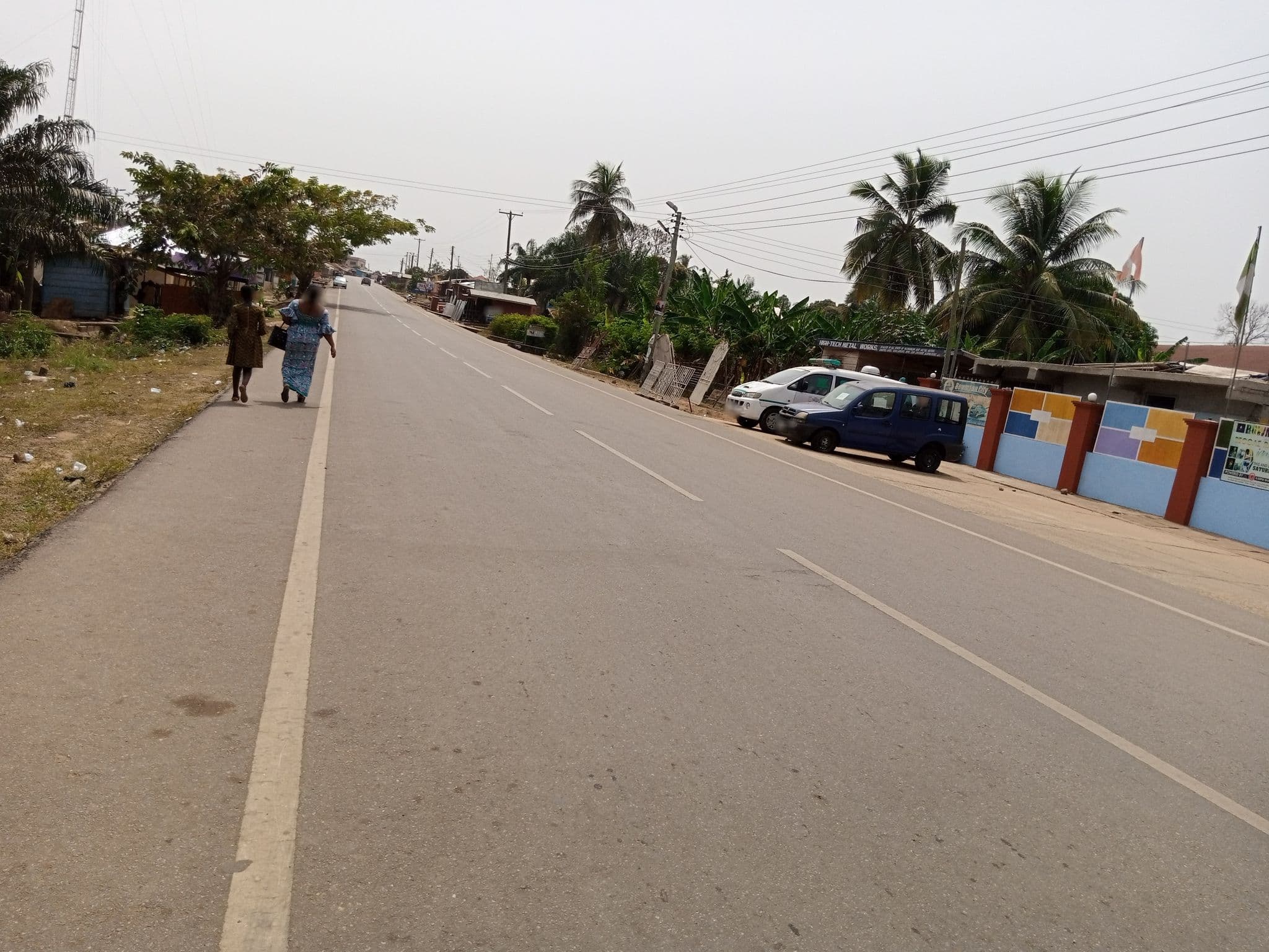 Street view near Bowman City guest house, Kpandu — © ganyo17 (CC BY-SA · Mapillary)