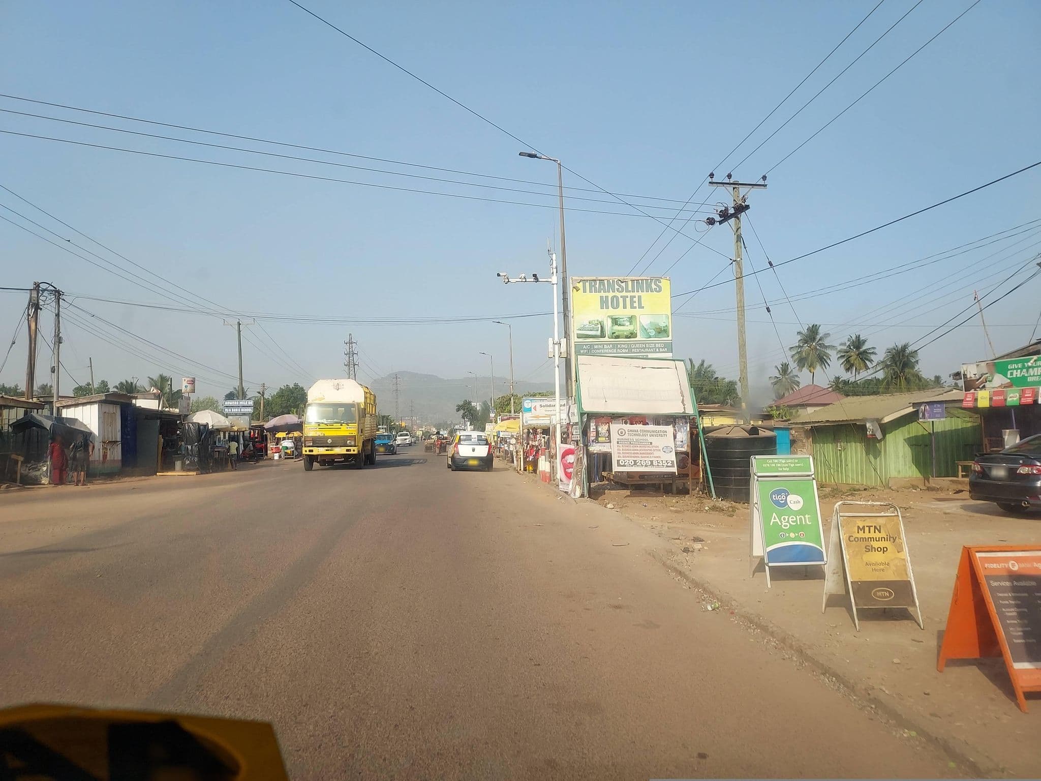 Street view near Eastern Premier Hotel, Koforidua — © Berchiepratt03 (CC BY-SA · Mapillary)