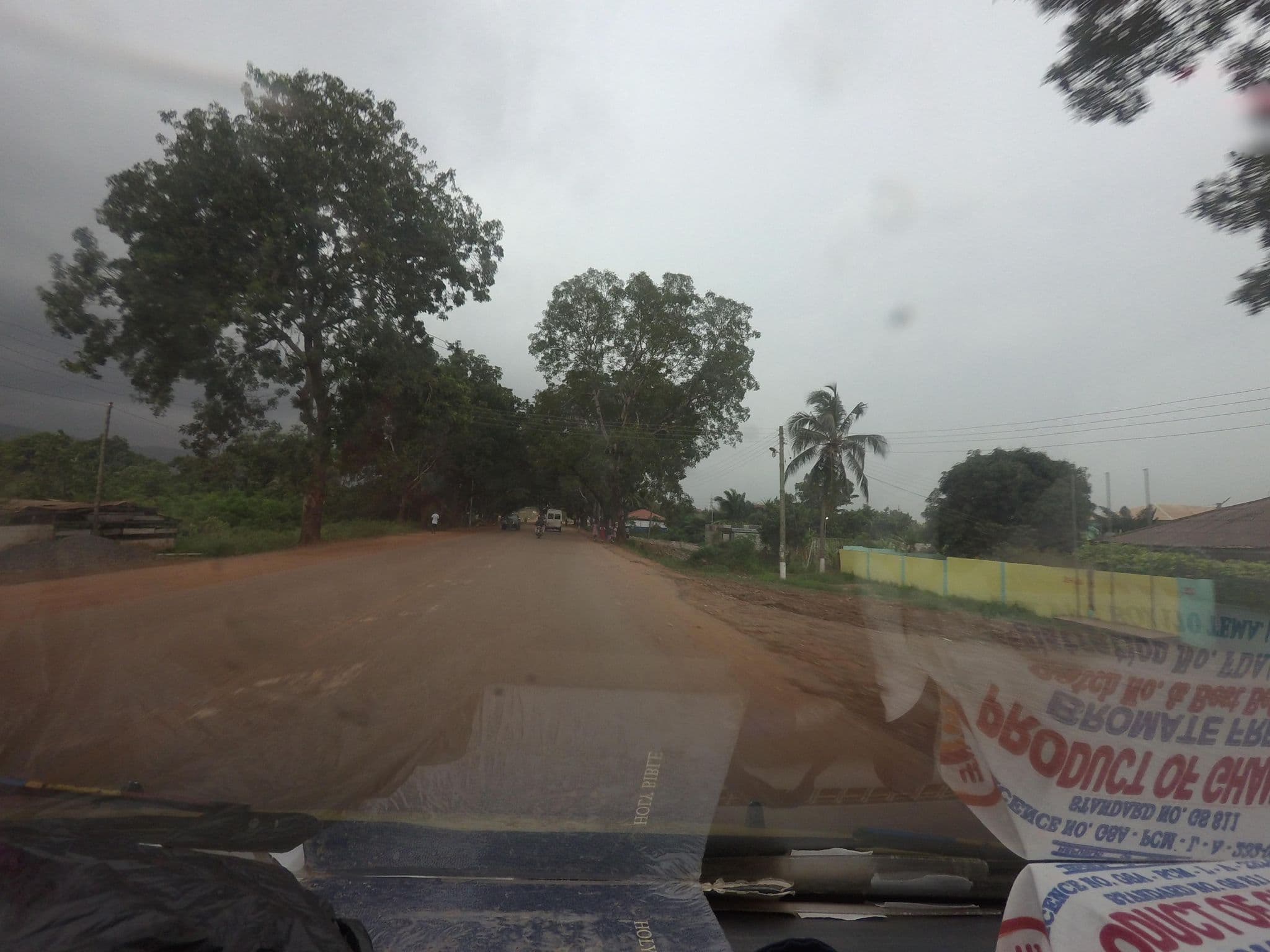Street view near Simple Sunflower Lodge, Aburi — © cmenttor (CC BY-SA · Mapillary)