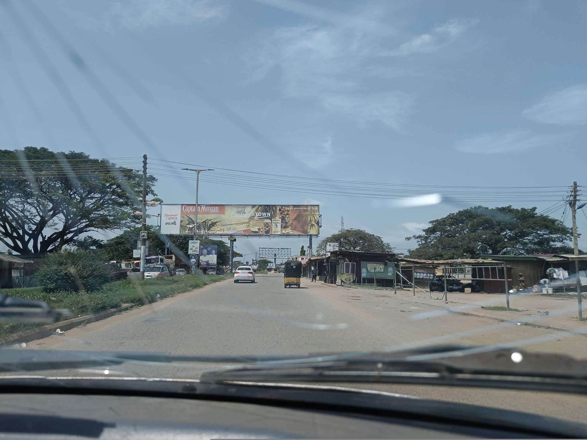 Street view near Vec Hotel, Cape Coast