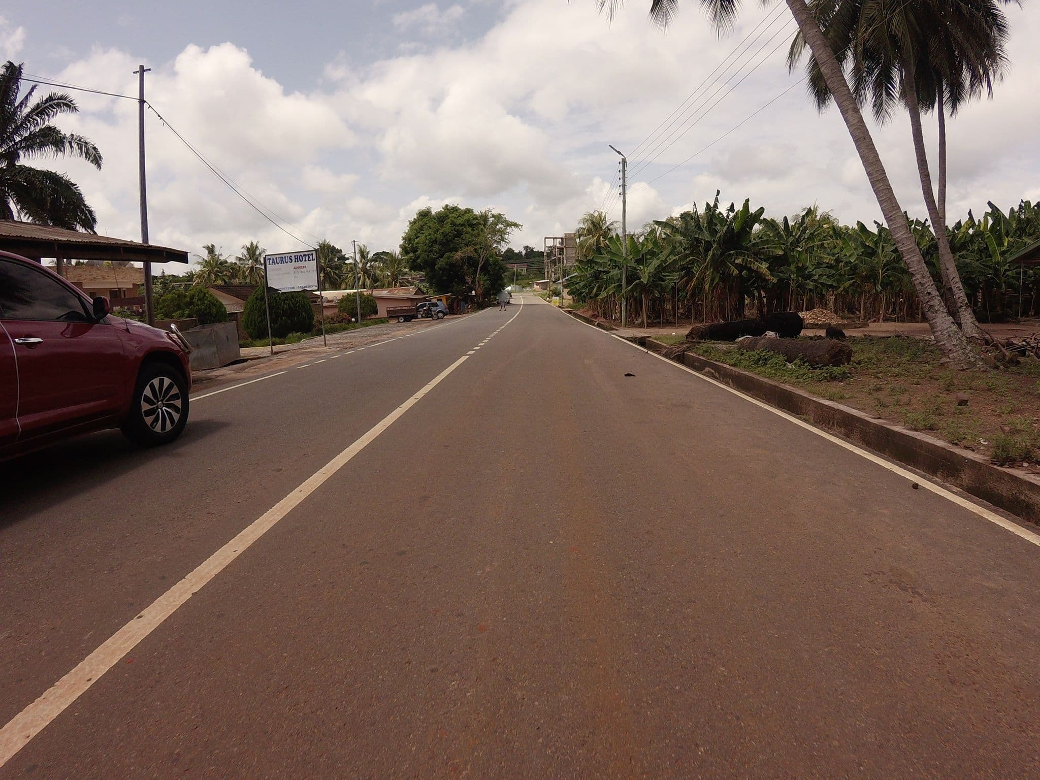 Street view near Taurus Hotel, Ho — © mawutor (CC BY-SA · Mapillary)