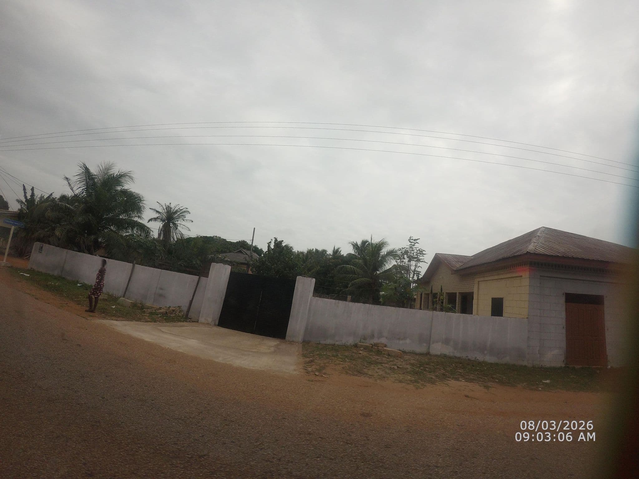Street view near Mame Edzoe Tamakloe House, Anloga — © cmenttor (CC BY-SA · Mapillary)
