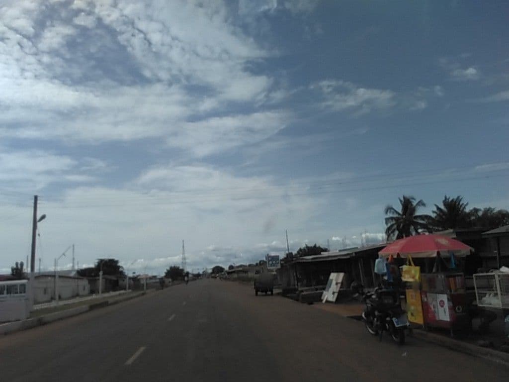 Street view near Mikesapp Hotel and Restaurant, Nkoranza — © yoz (CC BY-SA · Mapillary)