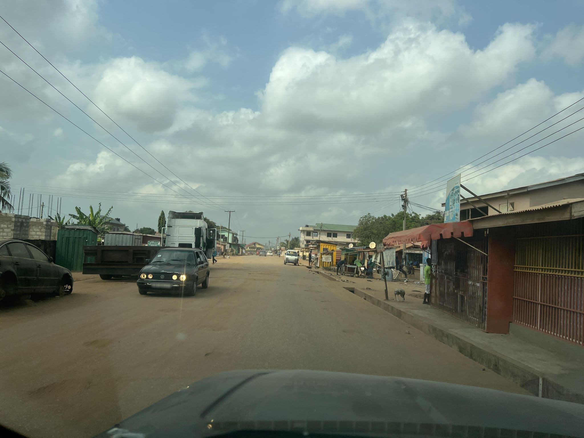 Street view near Jamboree Hotel, Teshi Old Town — © hkd (CC BY-SA · Mapillary)