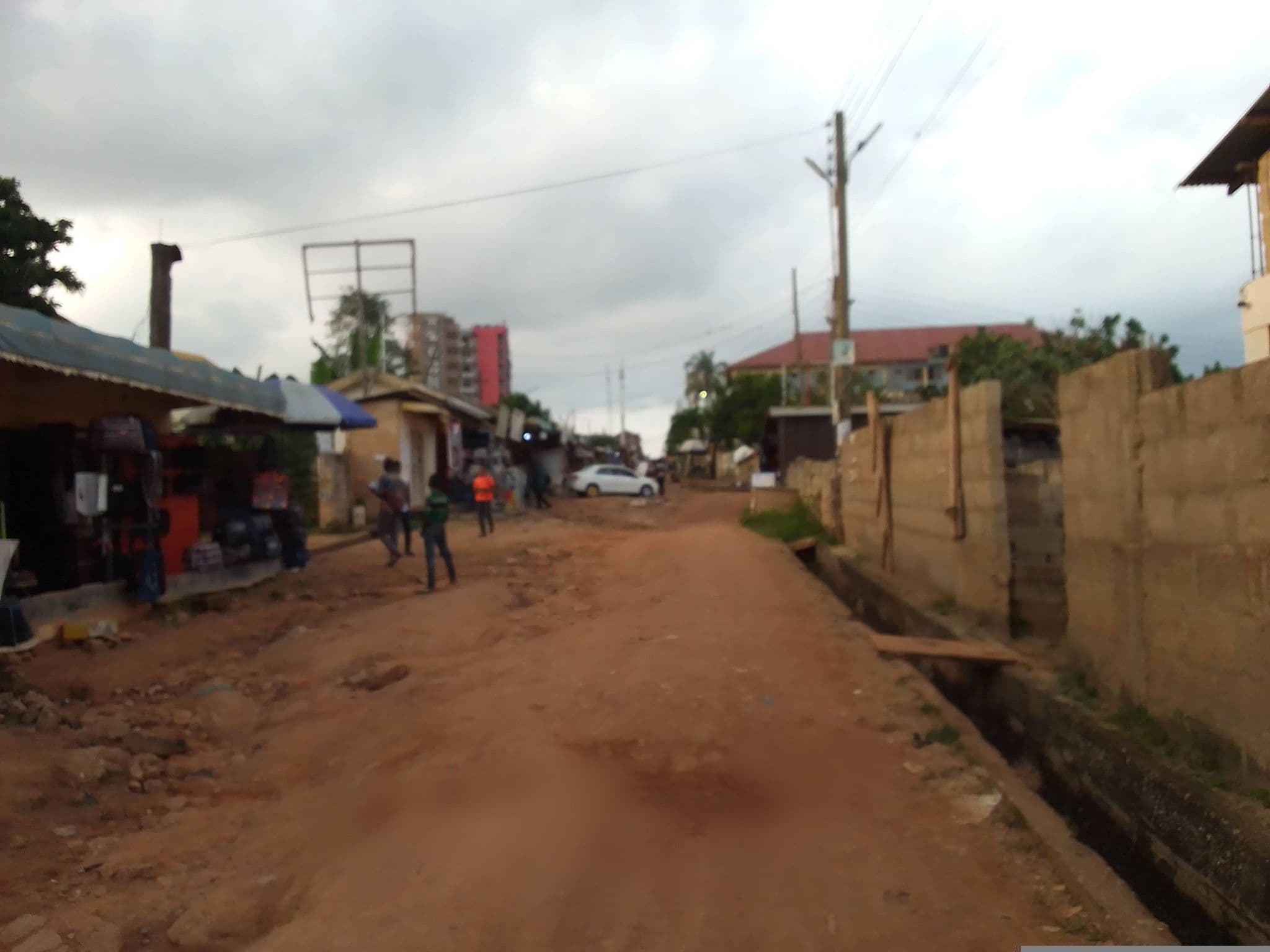 Street view near Nana Adomah Hostel, Kumasi