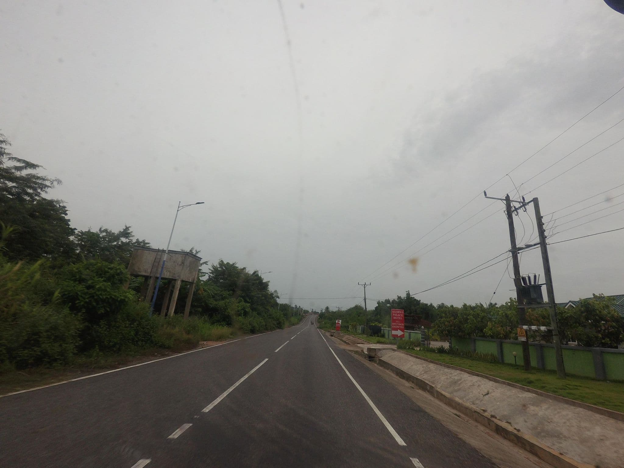 Street view near Agorwu Palace Hotel, Hohoe — © cmenttor (CC BY-SA · Mapillary)
