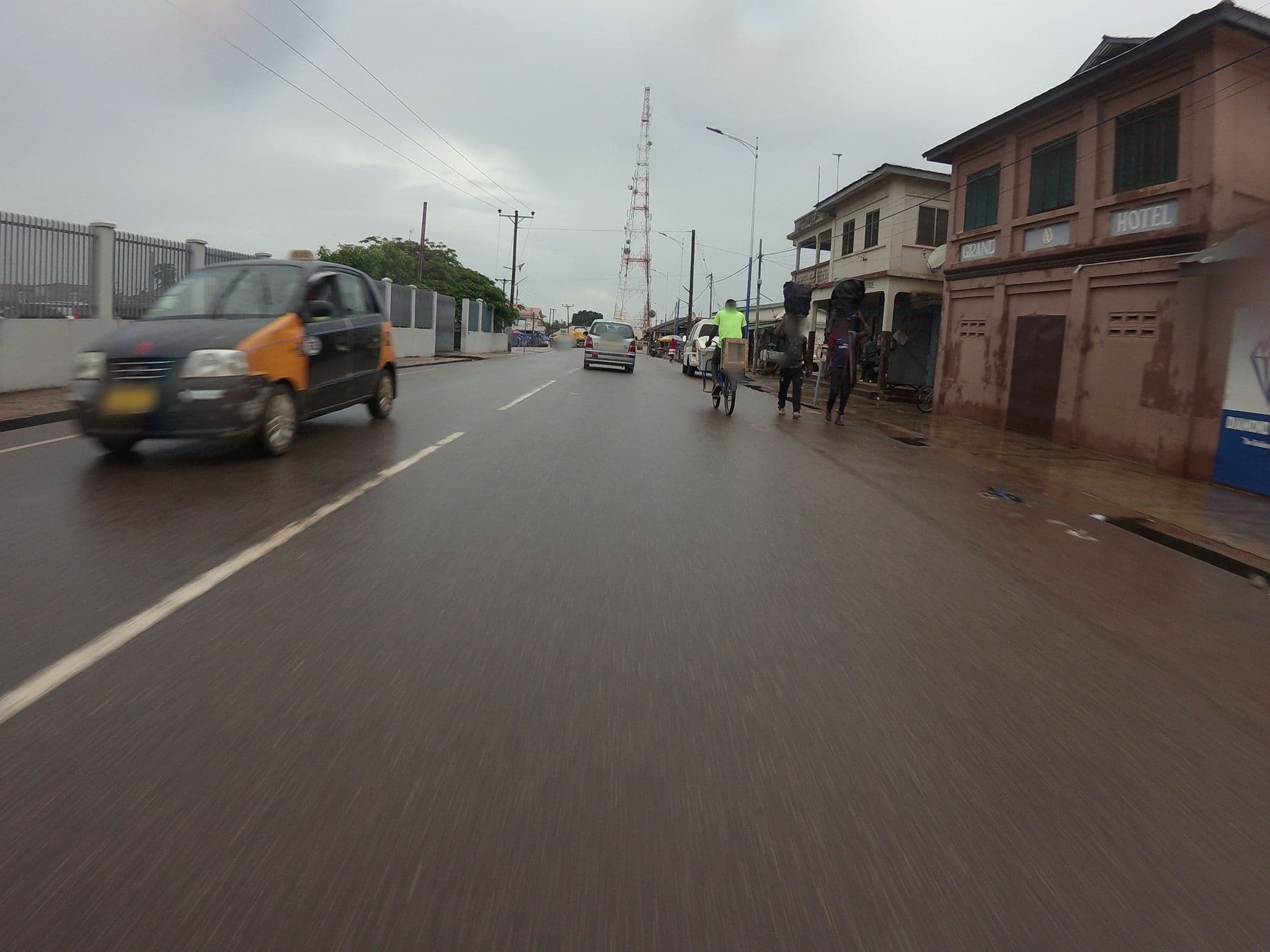 Street view near Grand Hotel, Hohoe — © mawutor (CC BY-SA · Mapillary)