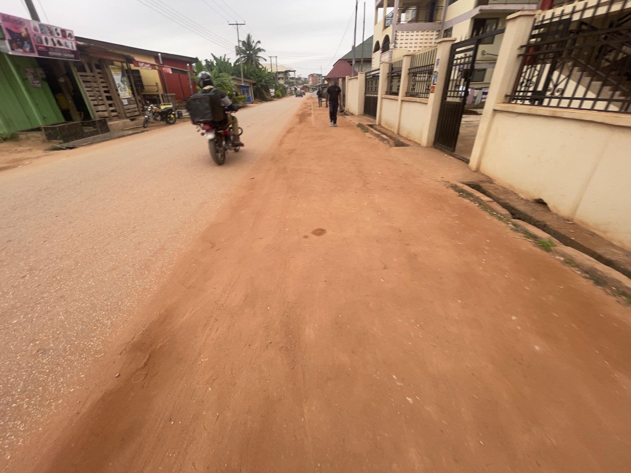 Street view near Kent Villa, Cape Coast