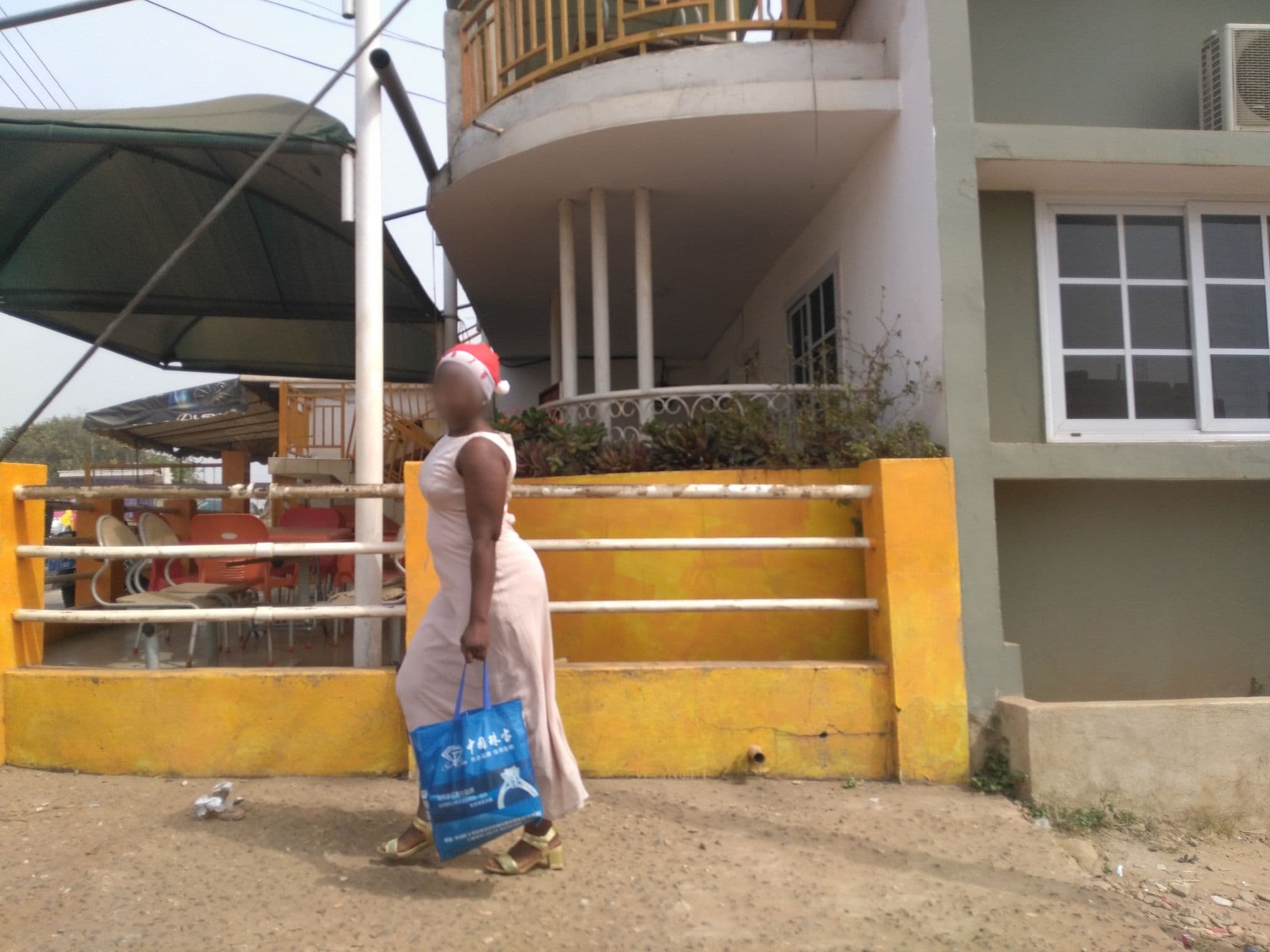 Street view near Miraggio Hotel, New Tafo — © ralebipim (CC BY-SA · Mapillary)