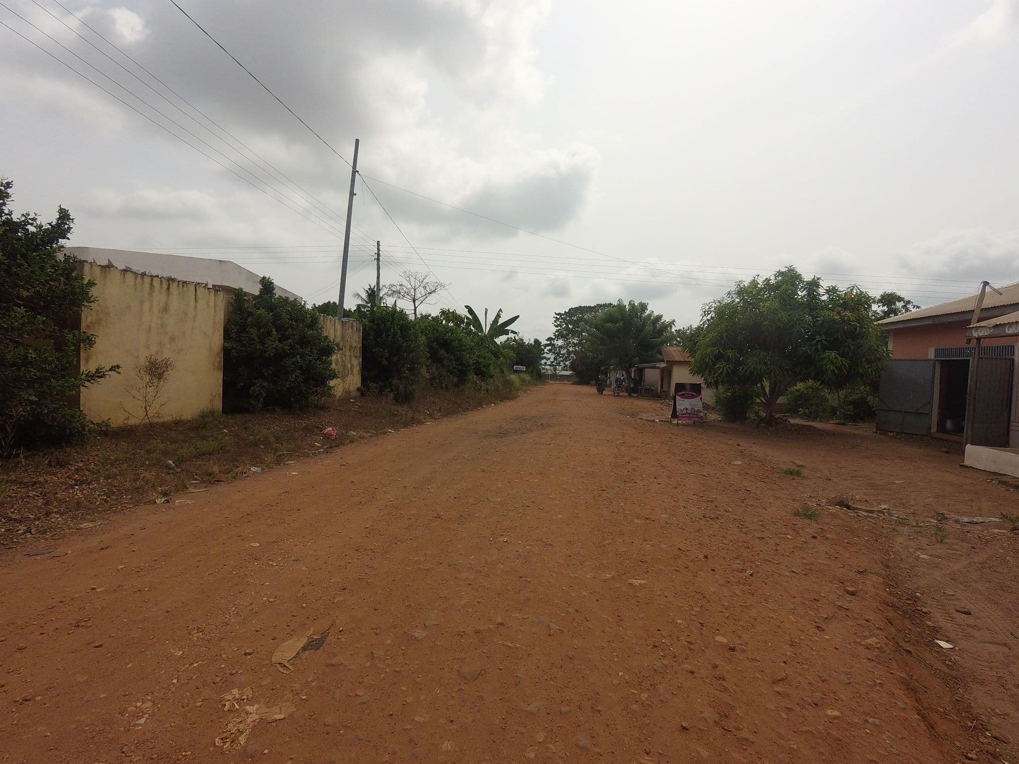 Street view near HTU Private Hostel, Ho — © cmenttor (CC BY-SA · Mapillary)