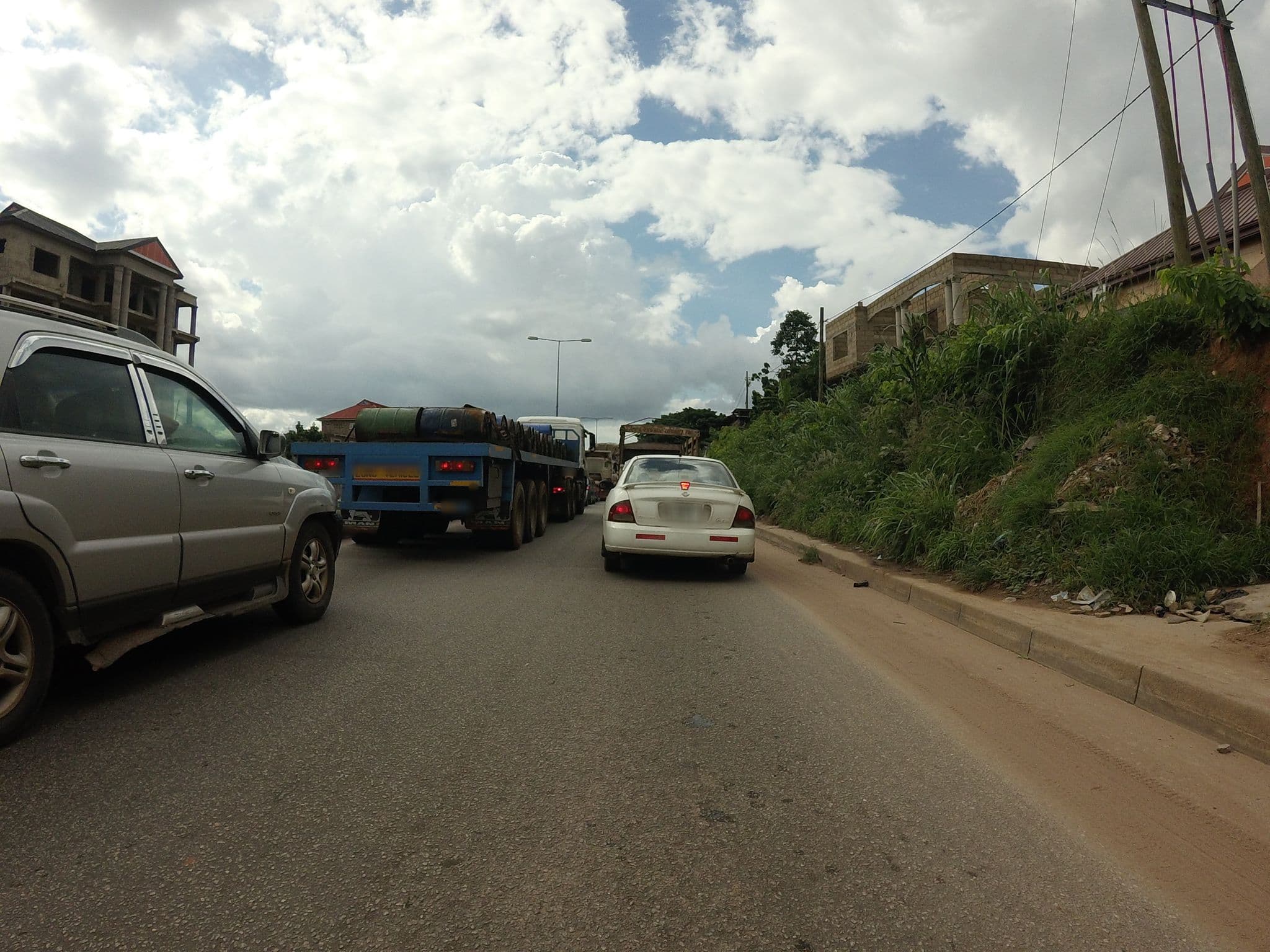 Street view near George Vee Hotel Ltd, Tafo — © mawutor (CC BY-SA · Mapillary)