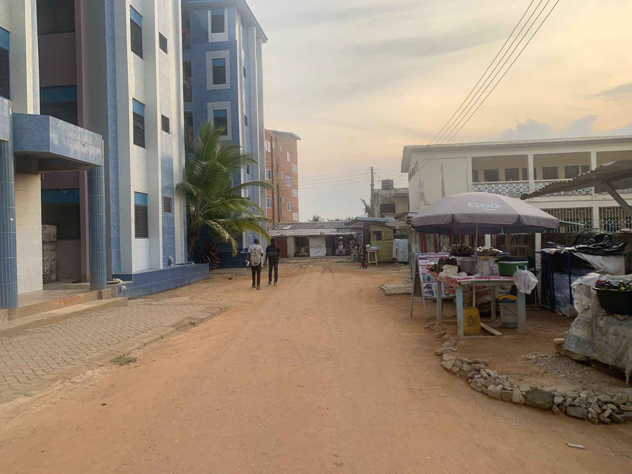 Street view near Peace Hostel, Cape Coast