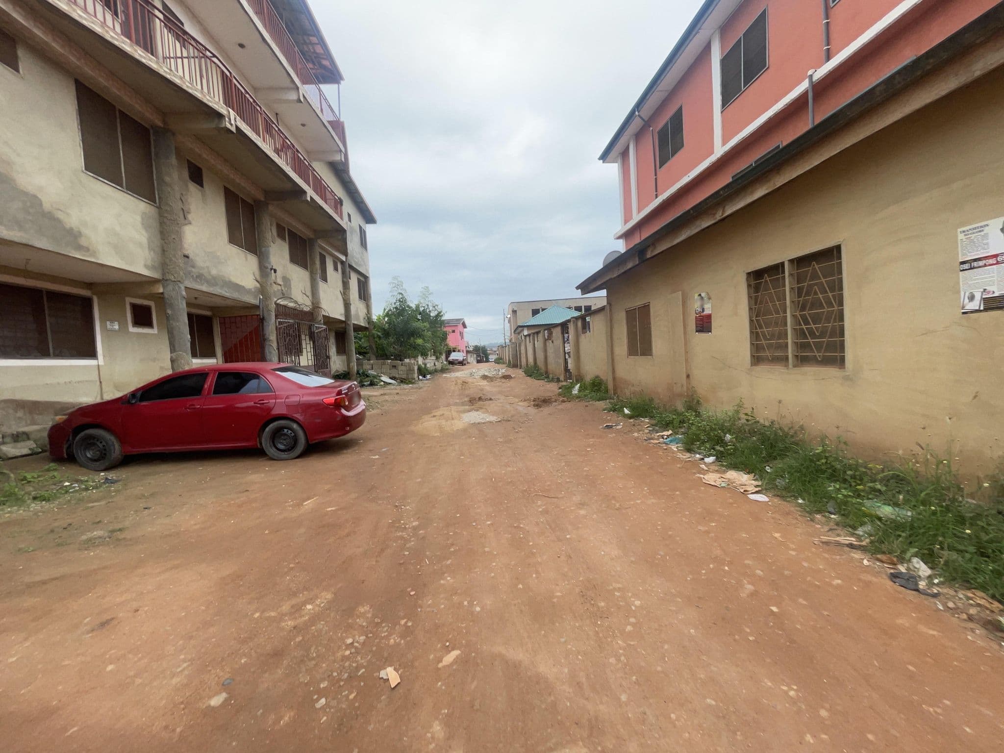 Street view near Osei hostel, Cape Coast — © MapsTalks (CC BY-SA · Mapillary)