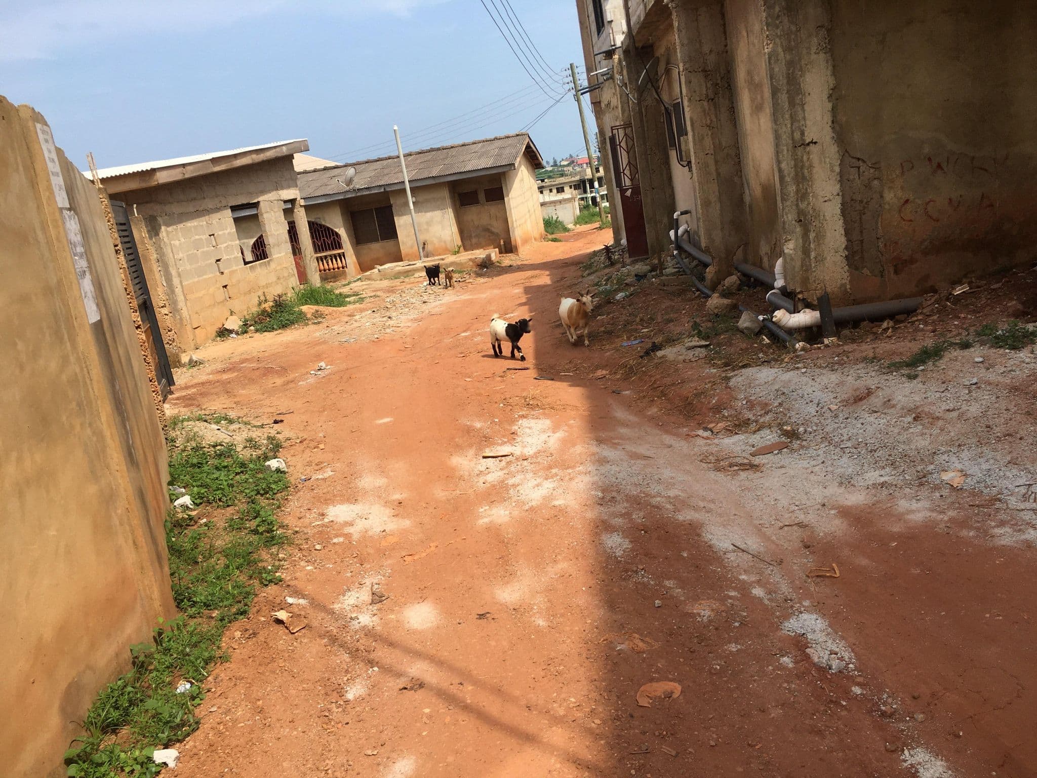 Street view near Nunu’s Height Hostel, Cape Coast — © Reala (CC BY-SA · Mapillary)
