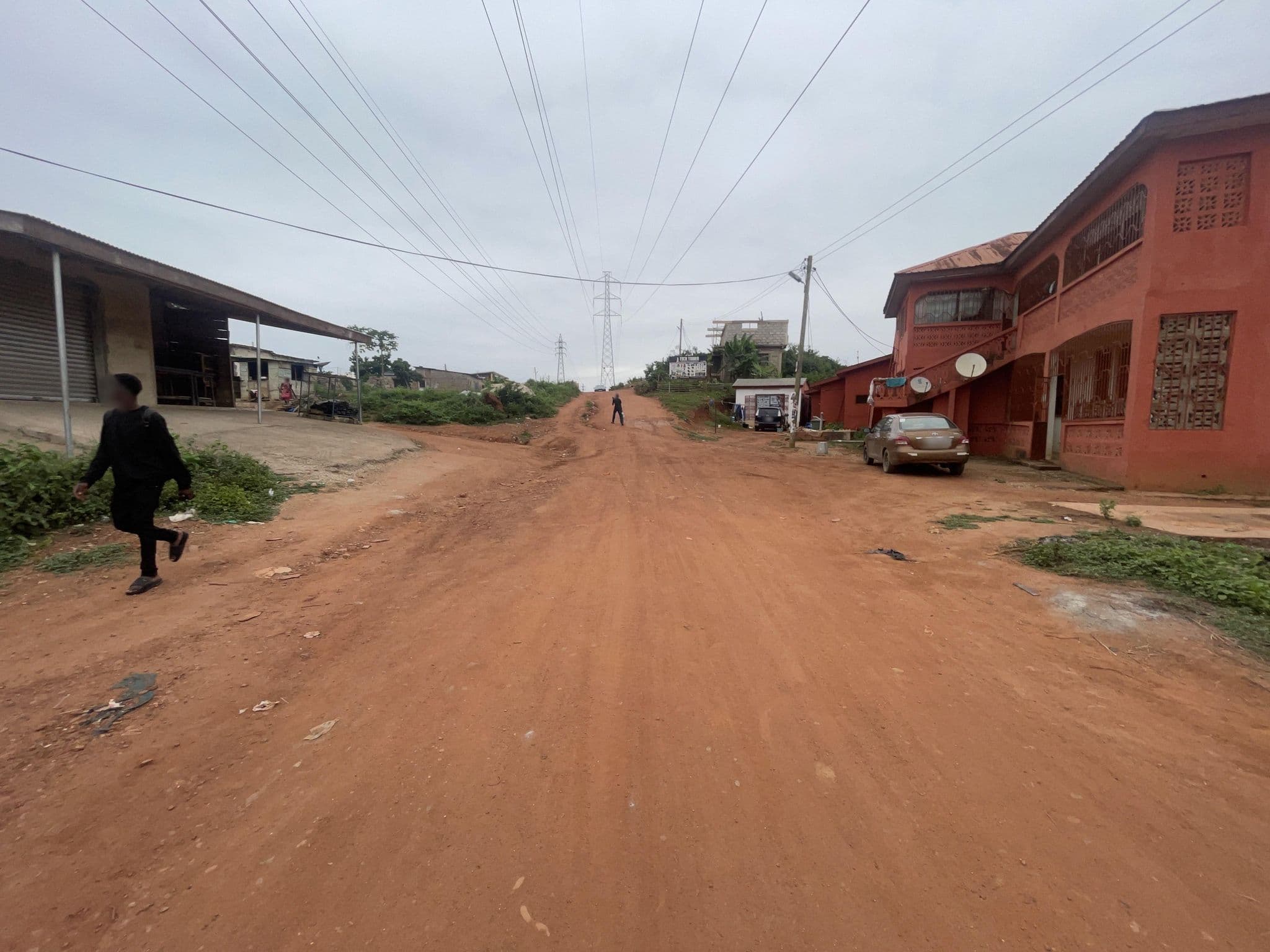 Street view near Hostel, Cape Coast