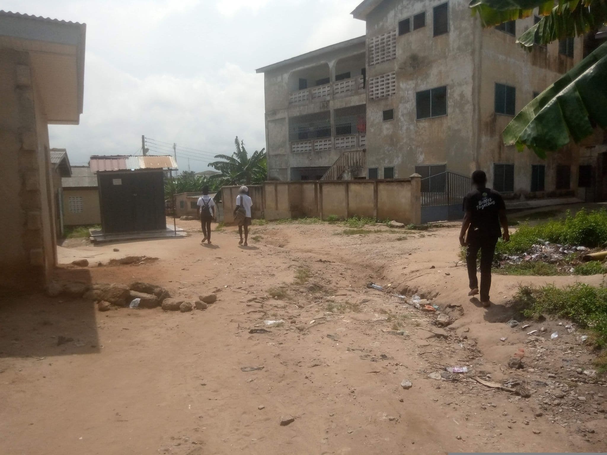 Street view near Hostel, Cape Coast