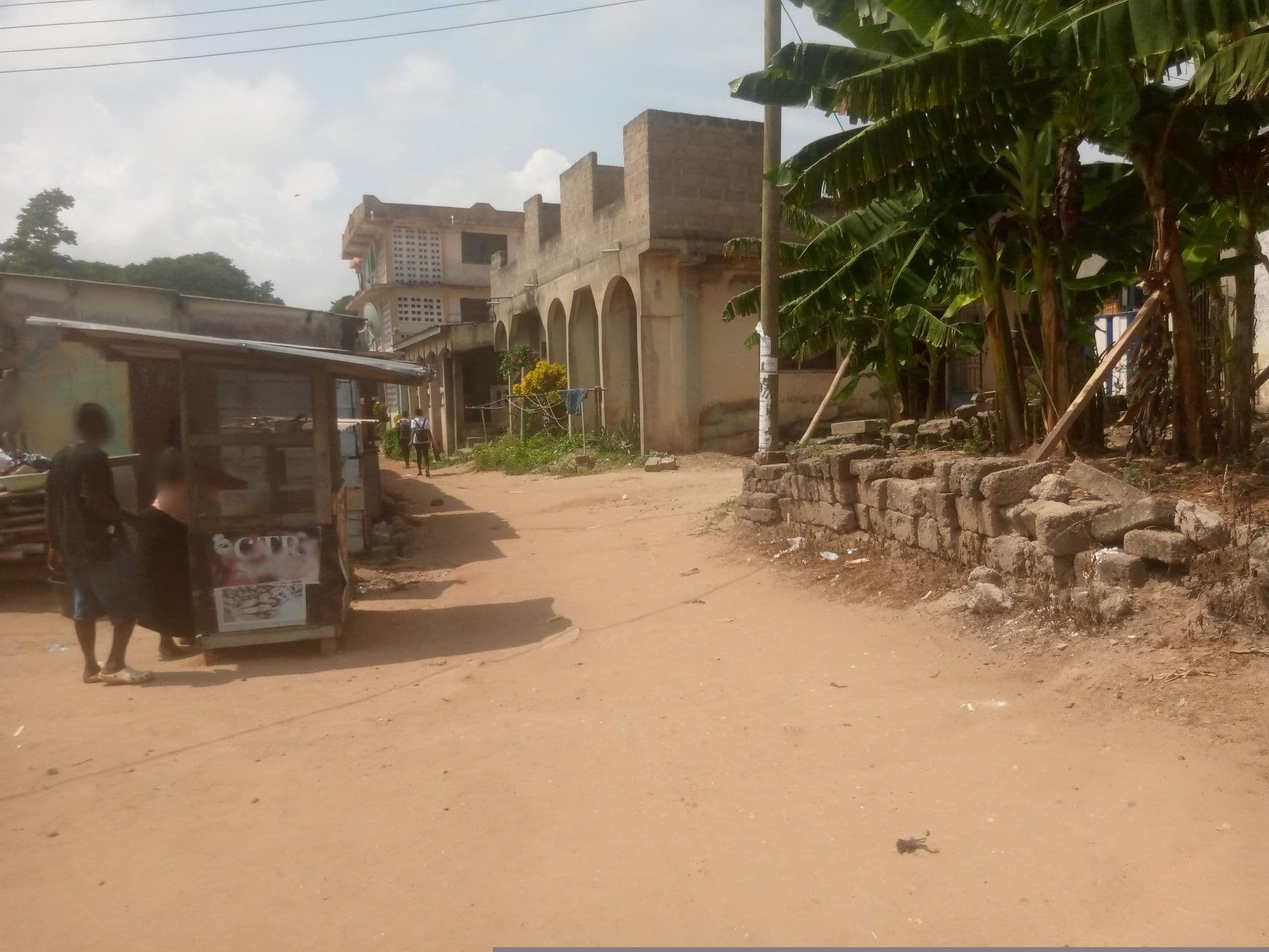 Street view near Hostel, Cape Coast