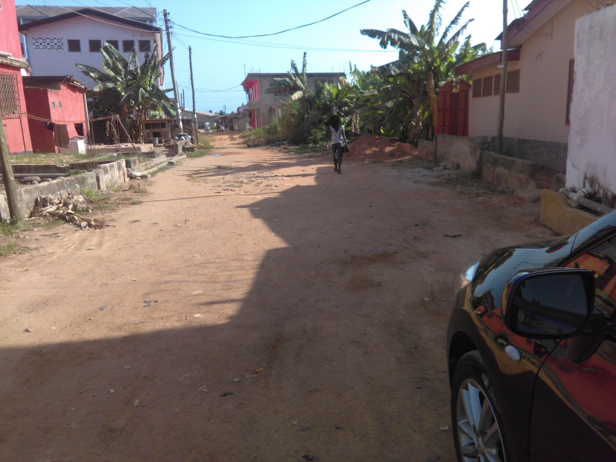 Street view near Hostel, Cape Coast