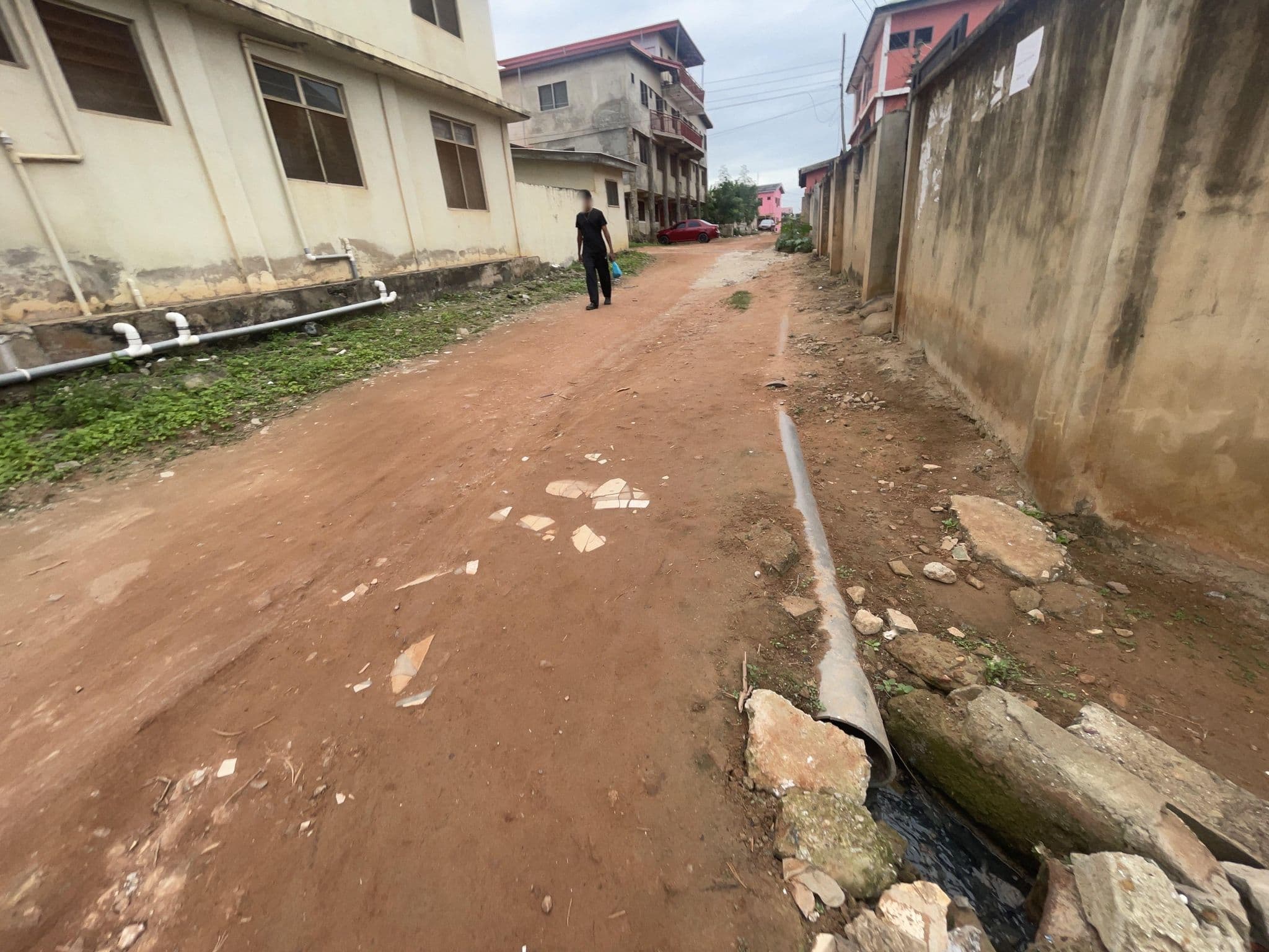 Street view near Hostel, Cape Coast