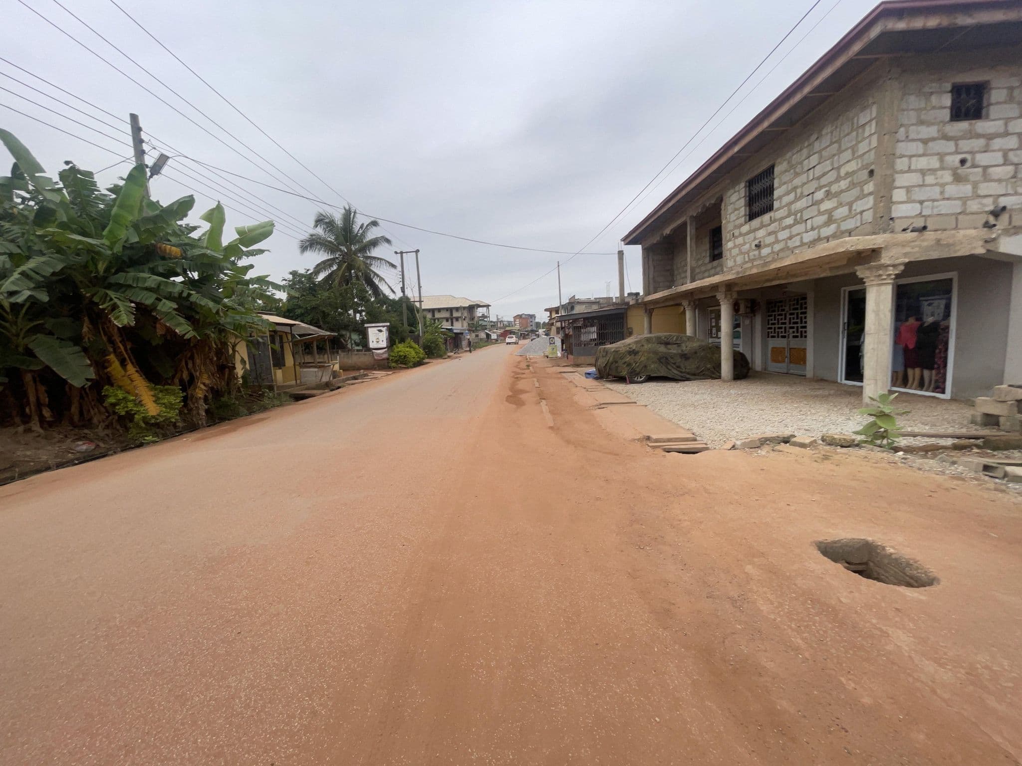 Street view near Hostel, Cape Coast