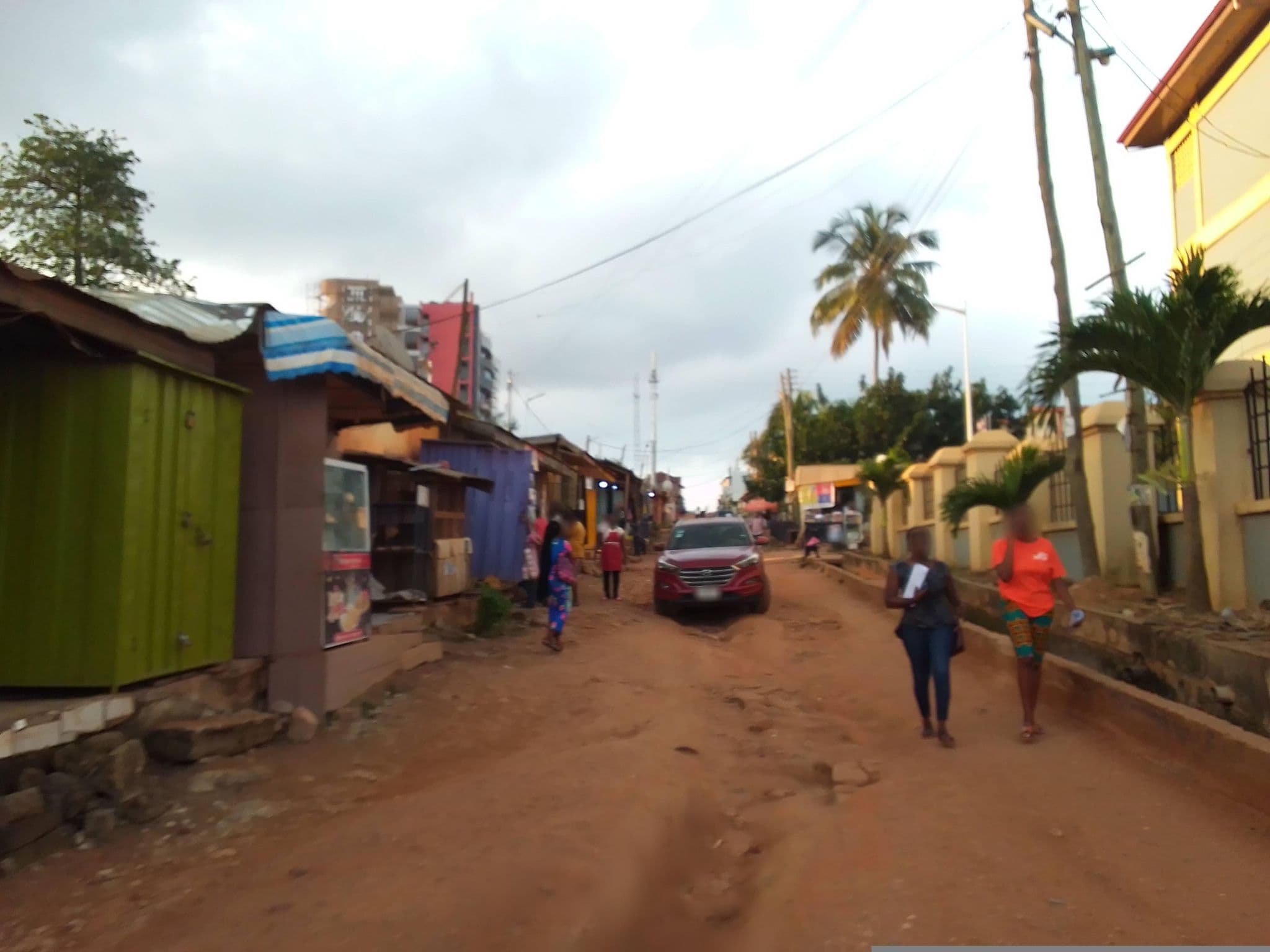Street view near Afirim Hostel, Kumasi