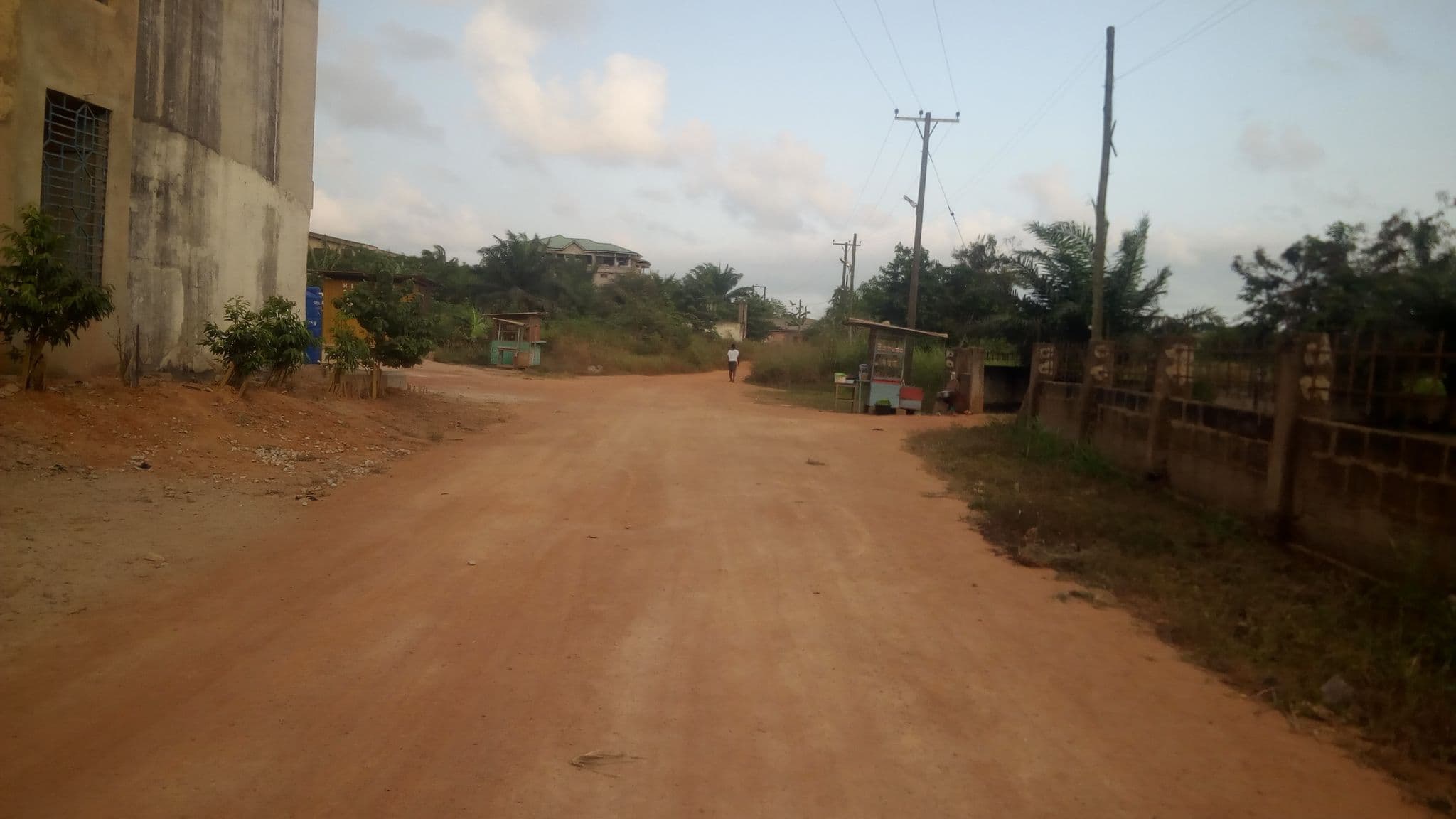 Street view near Russian Lodge Hostel, Cape Coast