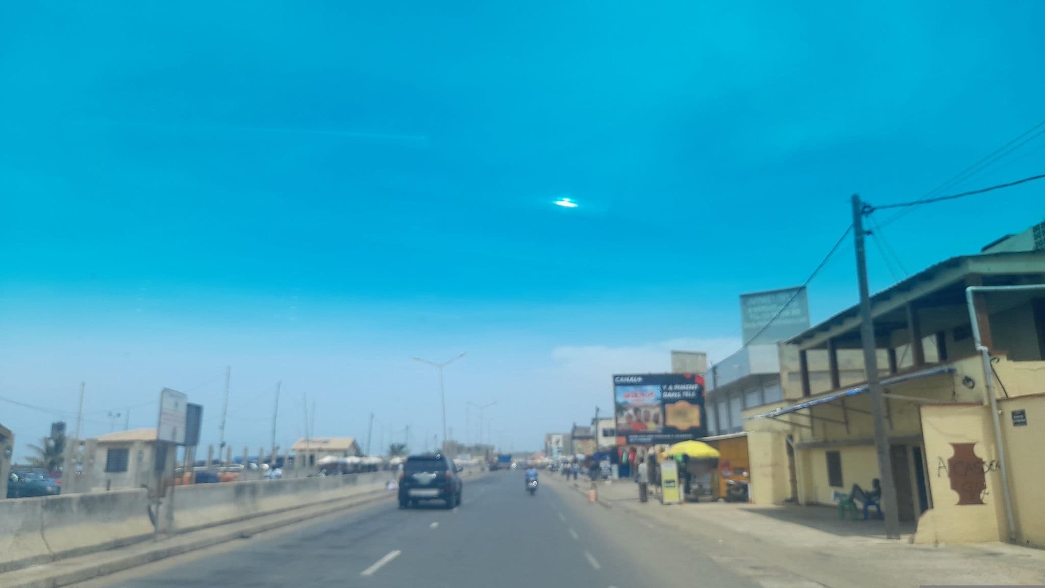 Street view near Hôtel Lily, Aflao — © agecet (CC BY-SA · Mapillary)