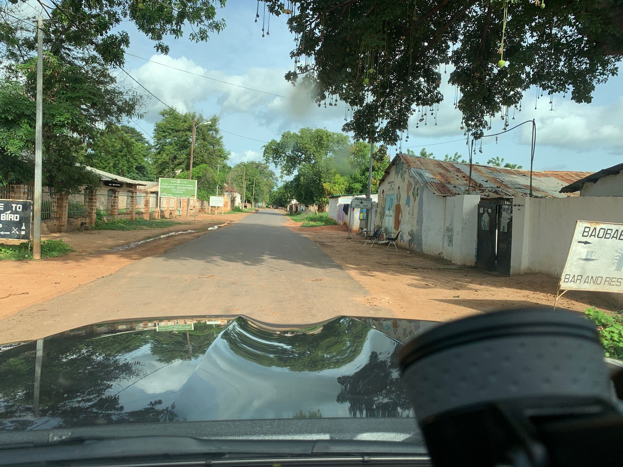 Street view near Alaka-bung Lodge, Janjanbureh — © jamesmonday (CC BY-SA · Mapillary)