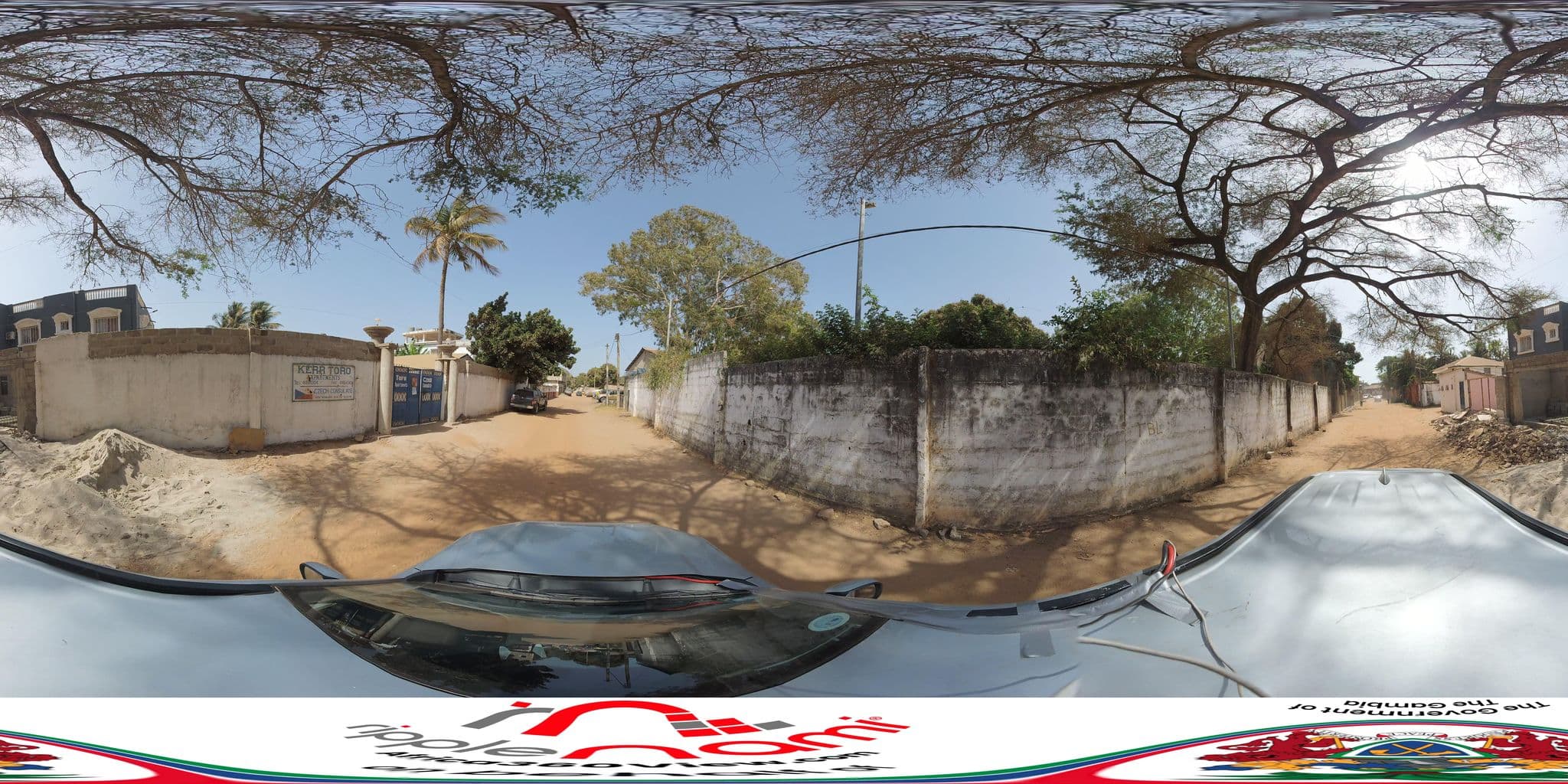 Street view near Kerr Toro Apartments, Kololi — © GambiaStreetView (CC BY-SA · Mapillary)