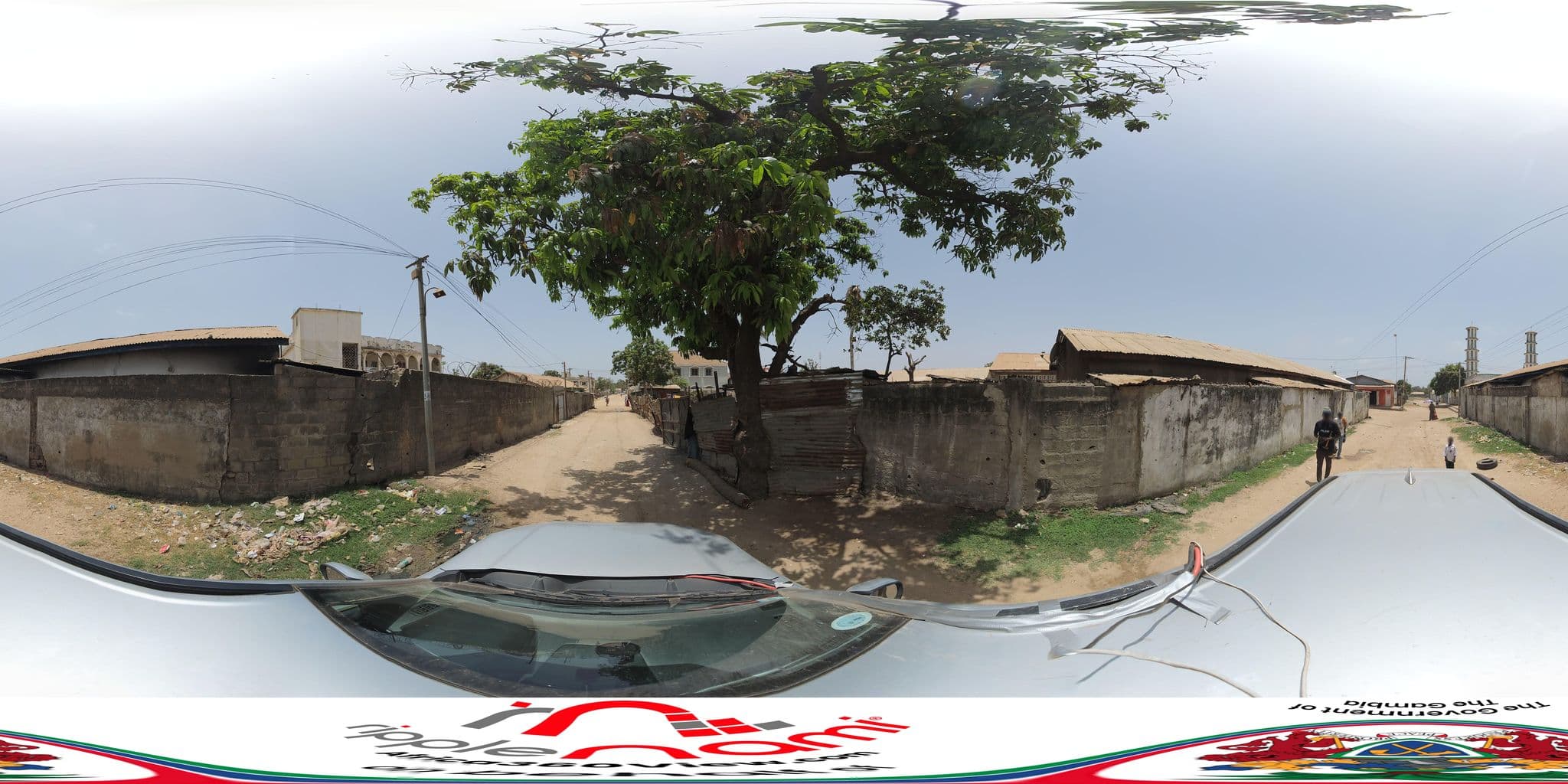 Street view near Mamoudou's house, Bununka Kunda — © GambiaStreetView (CC BY-SA · Mapillary)