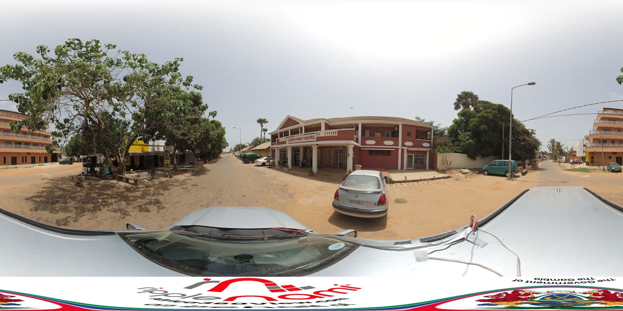 Street view near Cape Point Hotel, Bakau Wasulun — © GambiaStreetView (CC BY-SA · Mapillary)