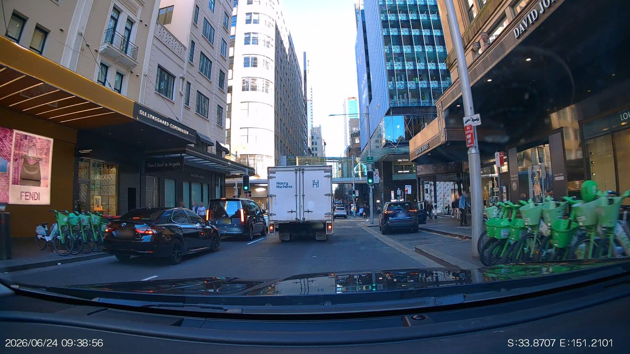 Street view near QT Sydney, Sydney — © aHS (CC BY-SA · Mapillary)