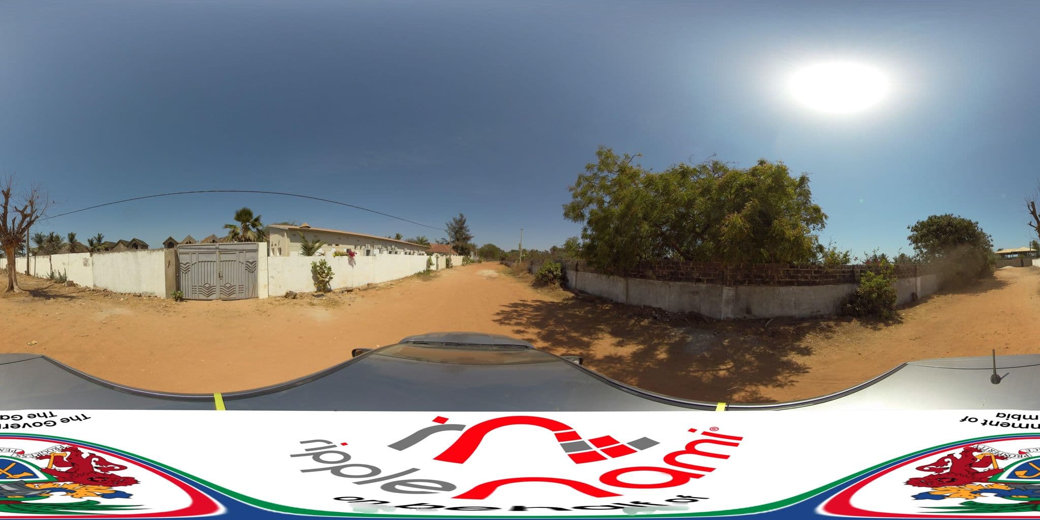 Street view near Dunas Boutique Hotel, Kololi — © Africa360view (CC BY-SA · Mapillary)