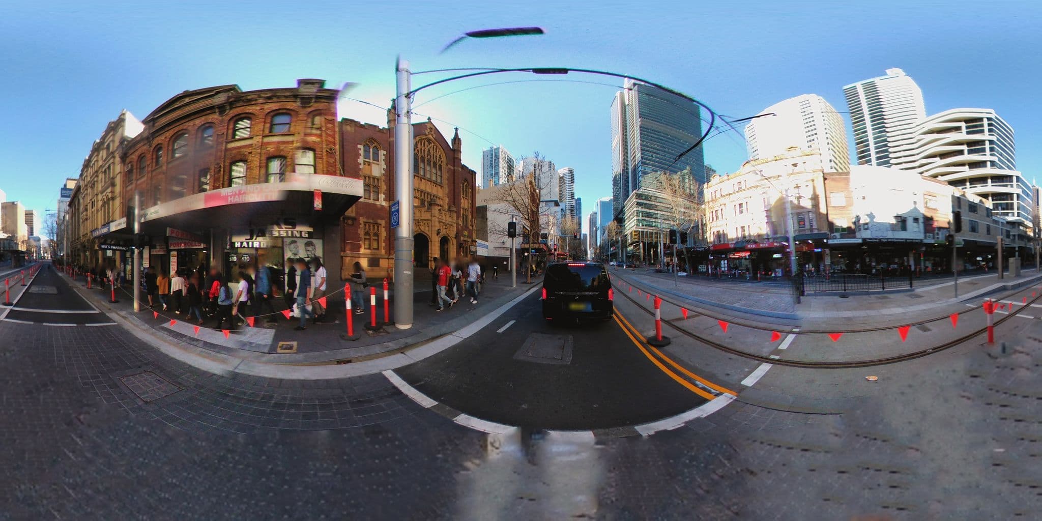 Street view near Meriton Serviced Apartments Campell Street, Haymarket — © aharvey (CC BY-SA · Mapillary)