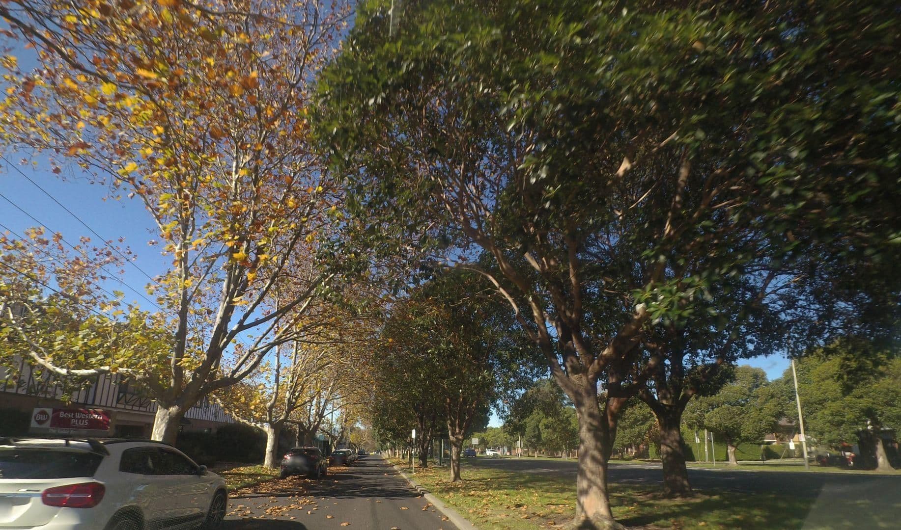 Street view near Best Western Plus The Tudor, Box Hill — © mander (CC BY-SA · Mapillary)