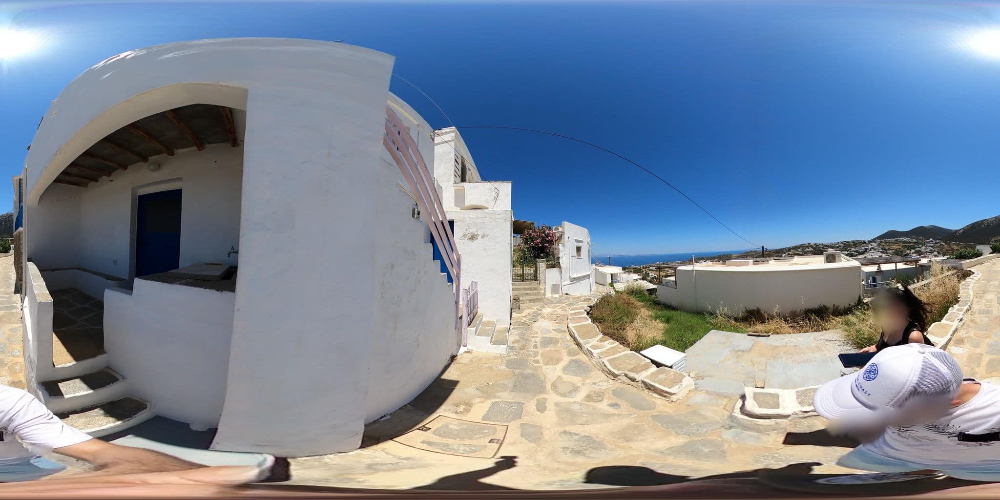 Street view near Petali Village, Adámas