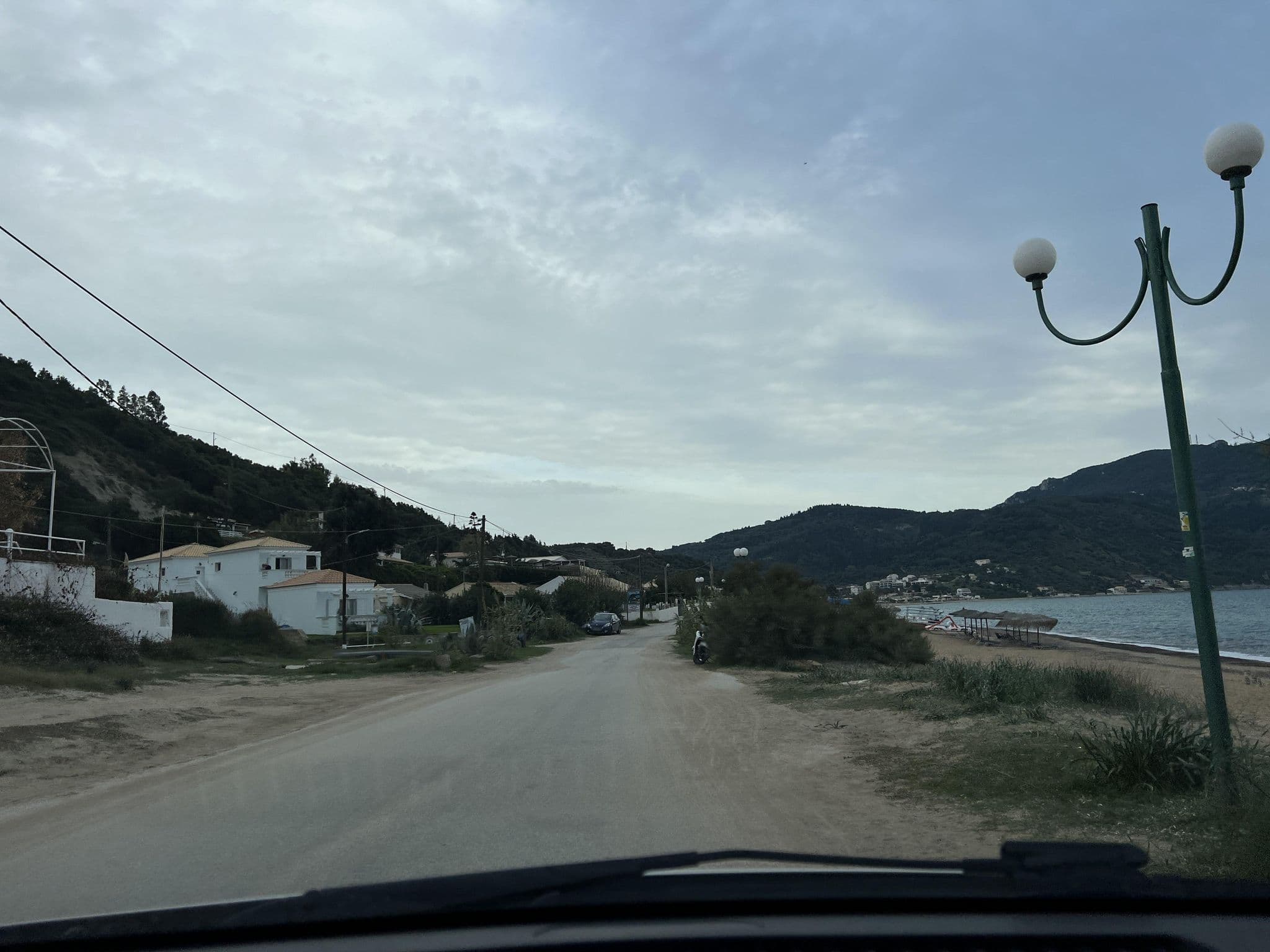 Street view near San Stelianos, Agios Georgis
