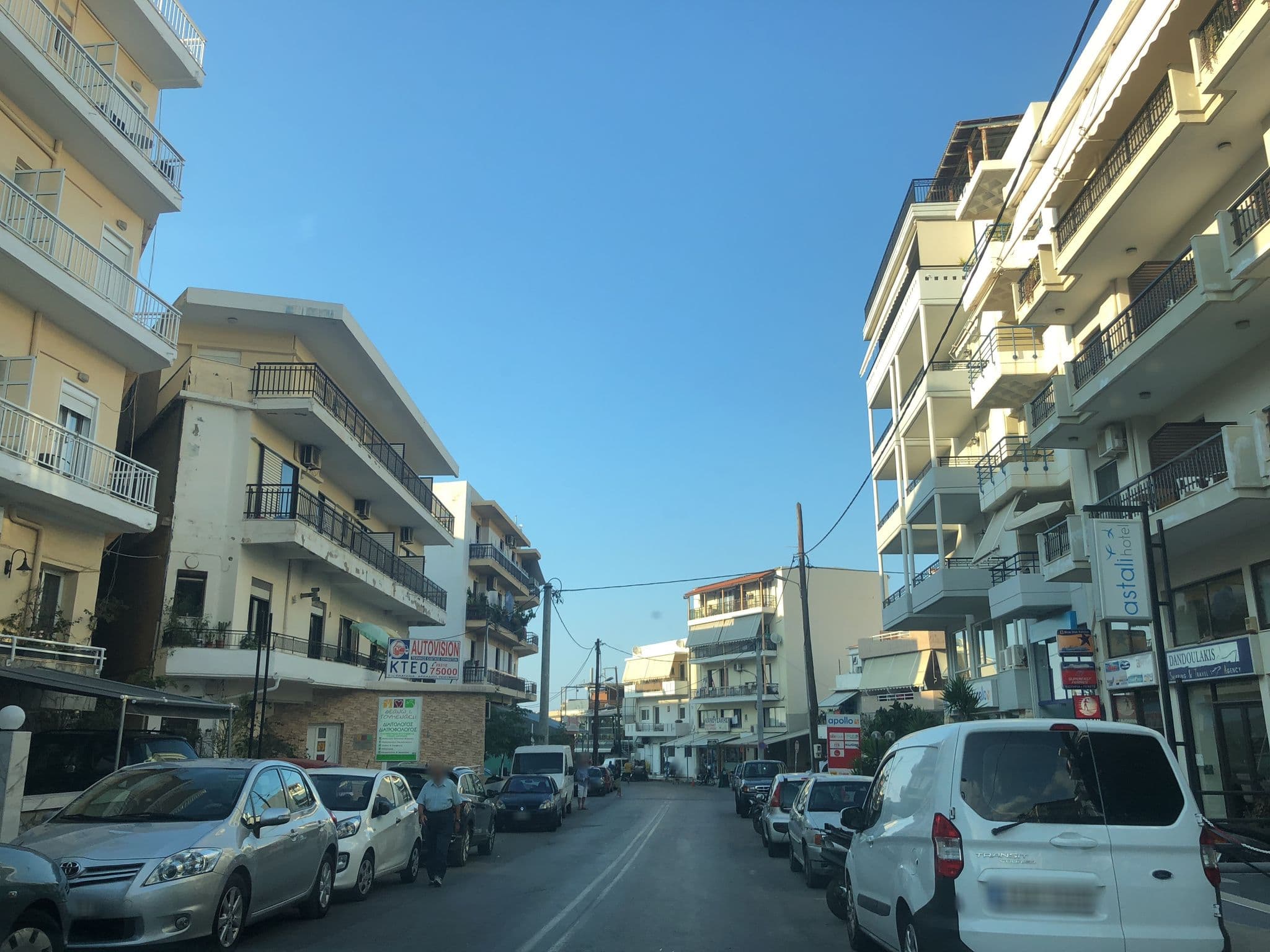 Street view near Astali Hotel, Rethymno
