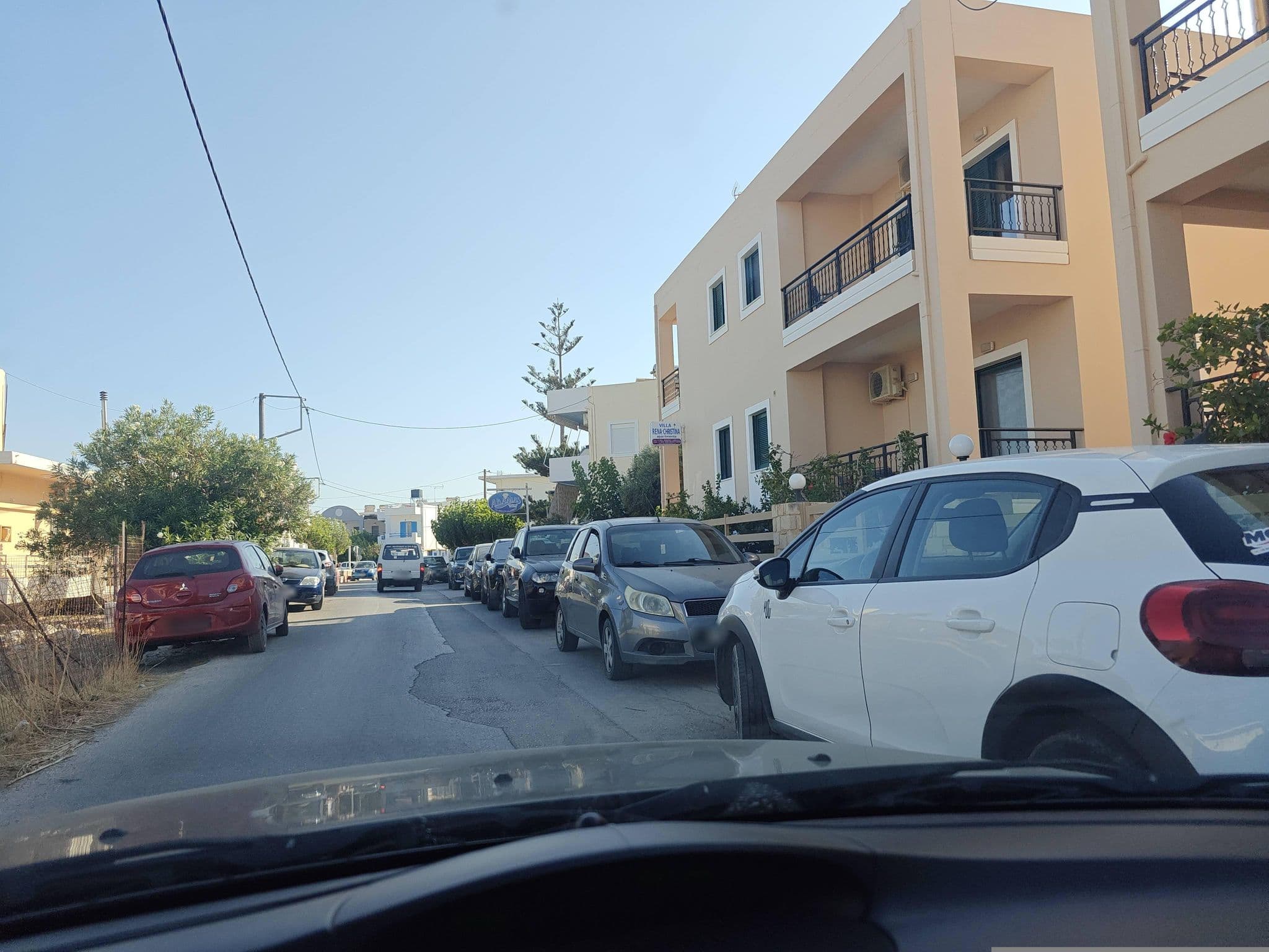 Street view near Villa Rena-Christina, Palaióchora