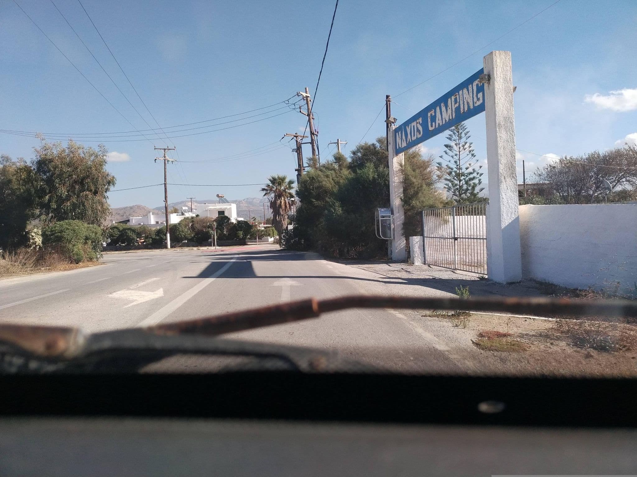 Street view near Naxos Camping, Náxos