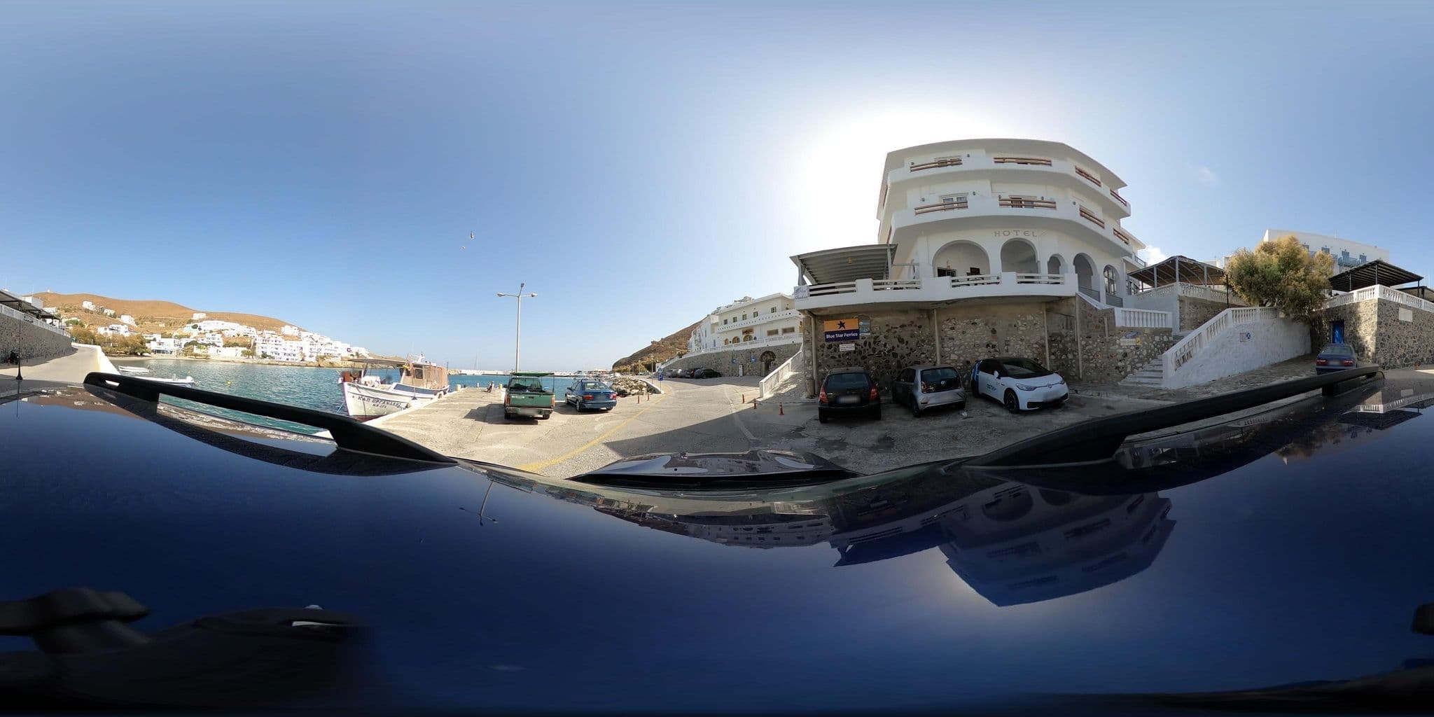 Street view near Paradissos;Blue Star Ferries, Astypálaia — © supco_survey (CC BY-SA · Mapillary)