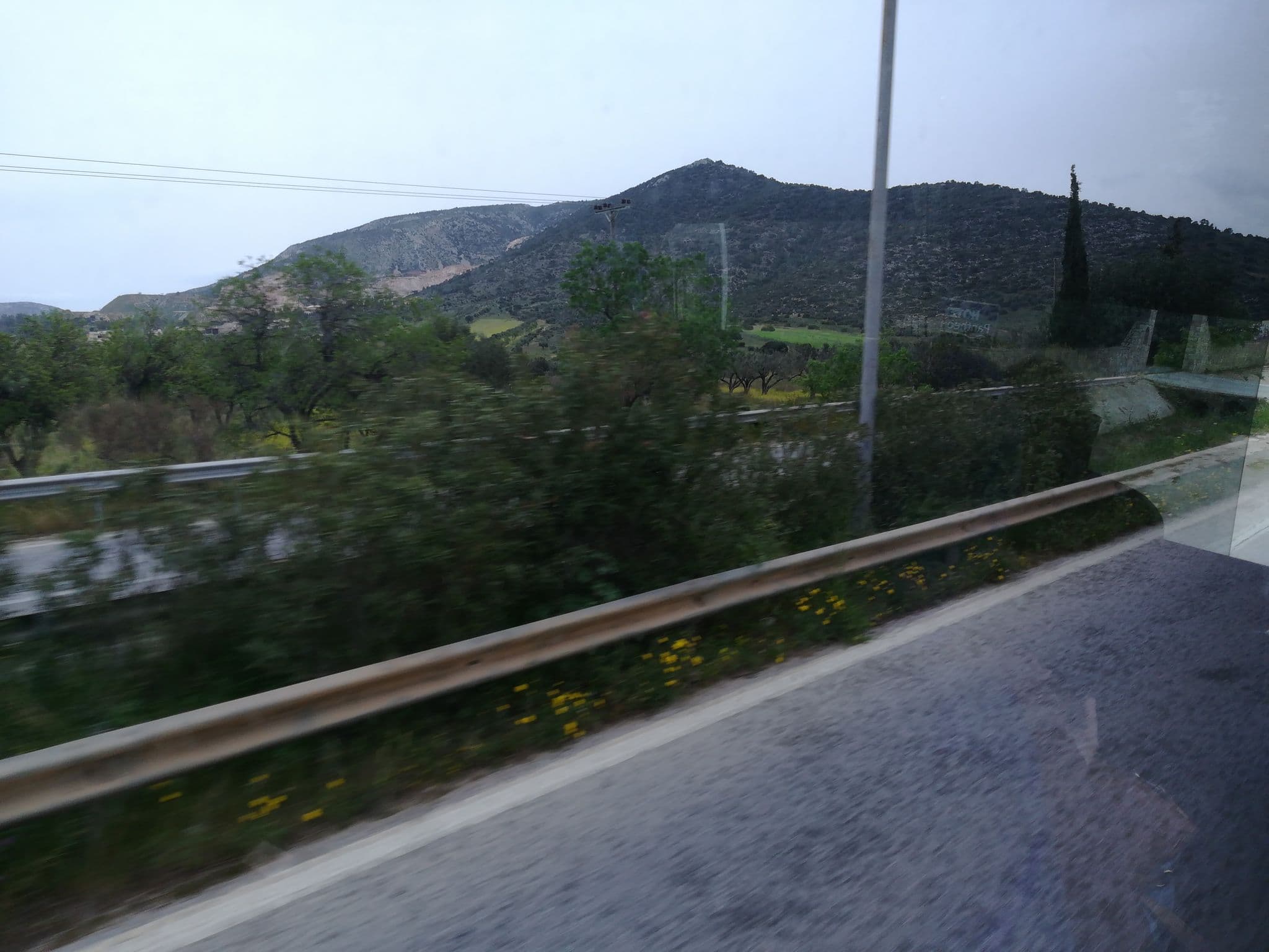 Street view near Pantheon Hotel, Markópoulo — © conc18 (CC BY-SA · Mapillary)