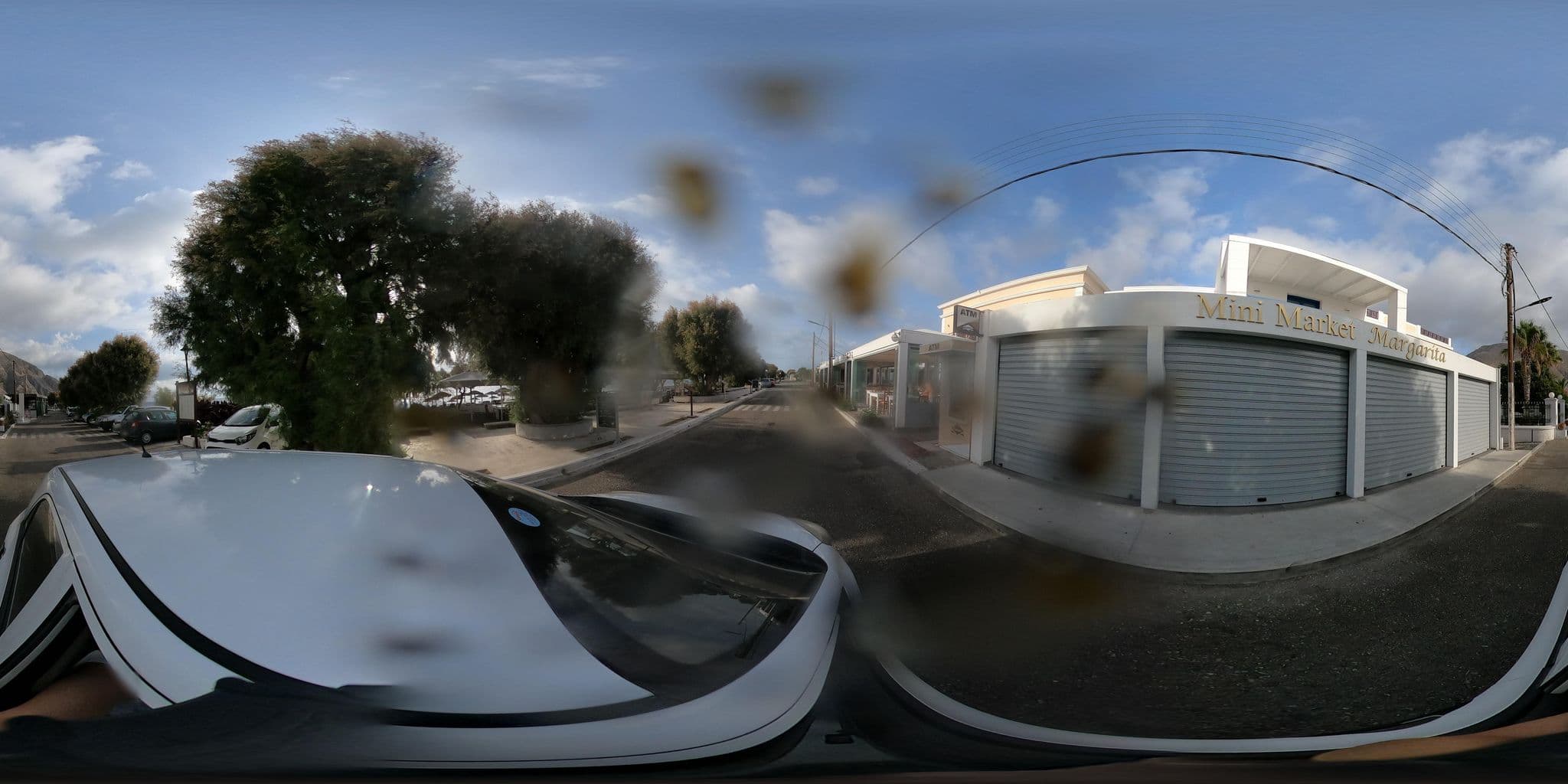 Street view near Hotel Veggera, Emporeío — © efikour (CC BY-SA · Mapillary)